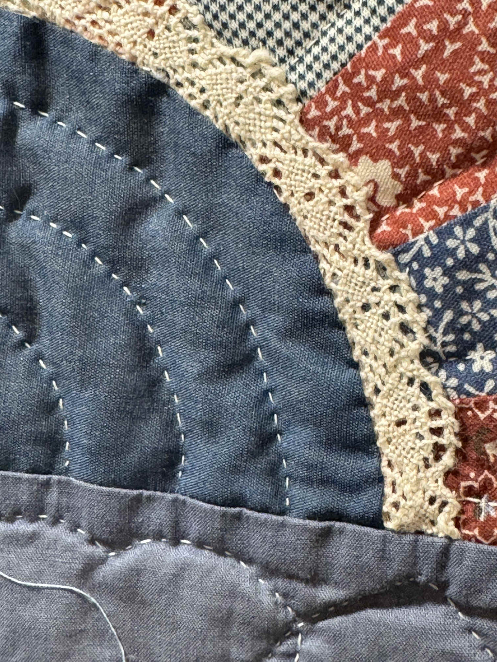 Vintage Sampler Baby Quilt