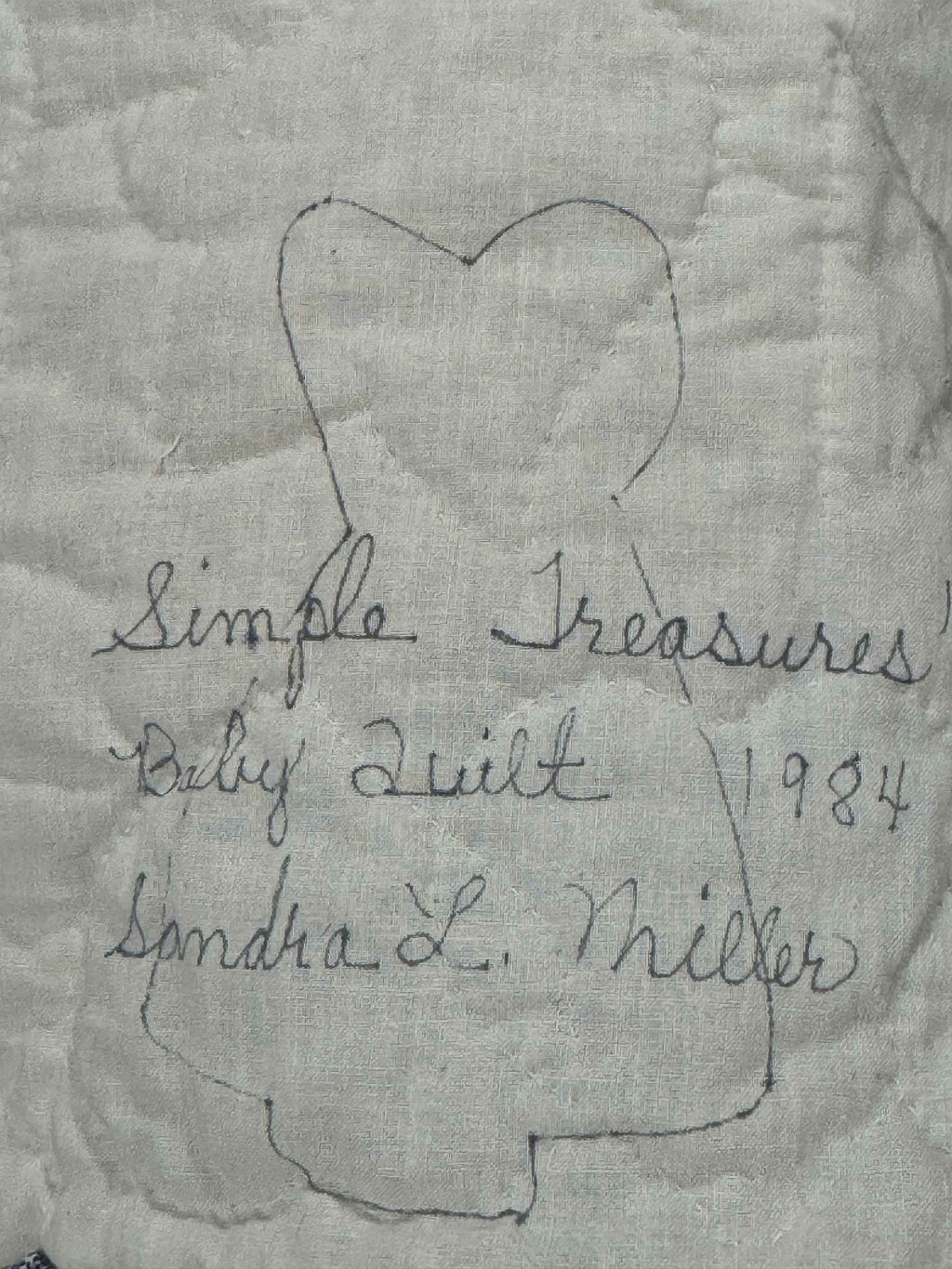 Vintage Sampler Baby Quilt