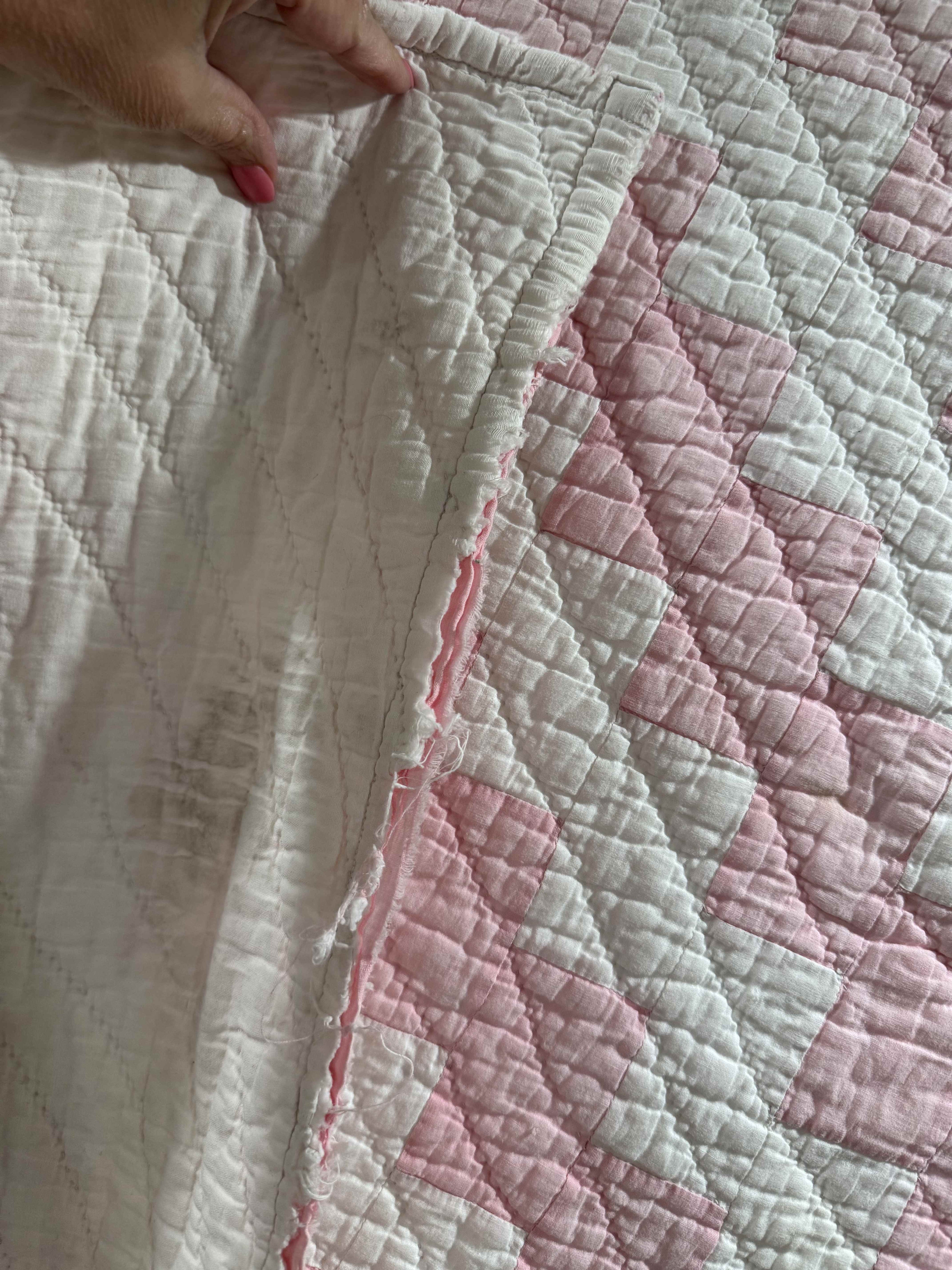 **SOLD Vintage Streak of Lightning Cutter Quilt SOLD**