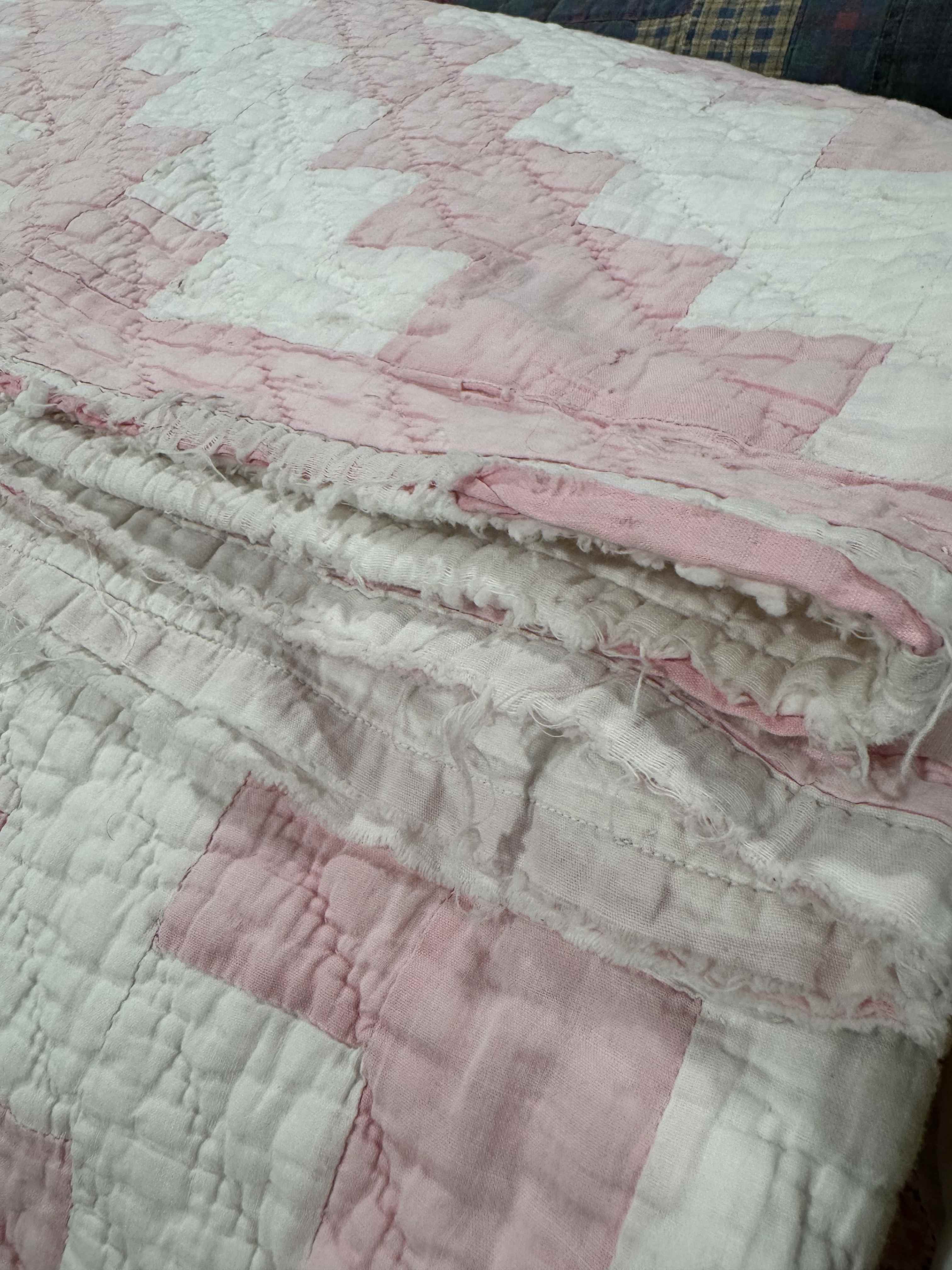 **SOLD Vintage Streak of Lightning Cutter Quilt SOLD**