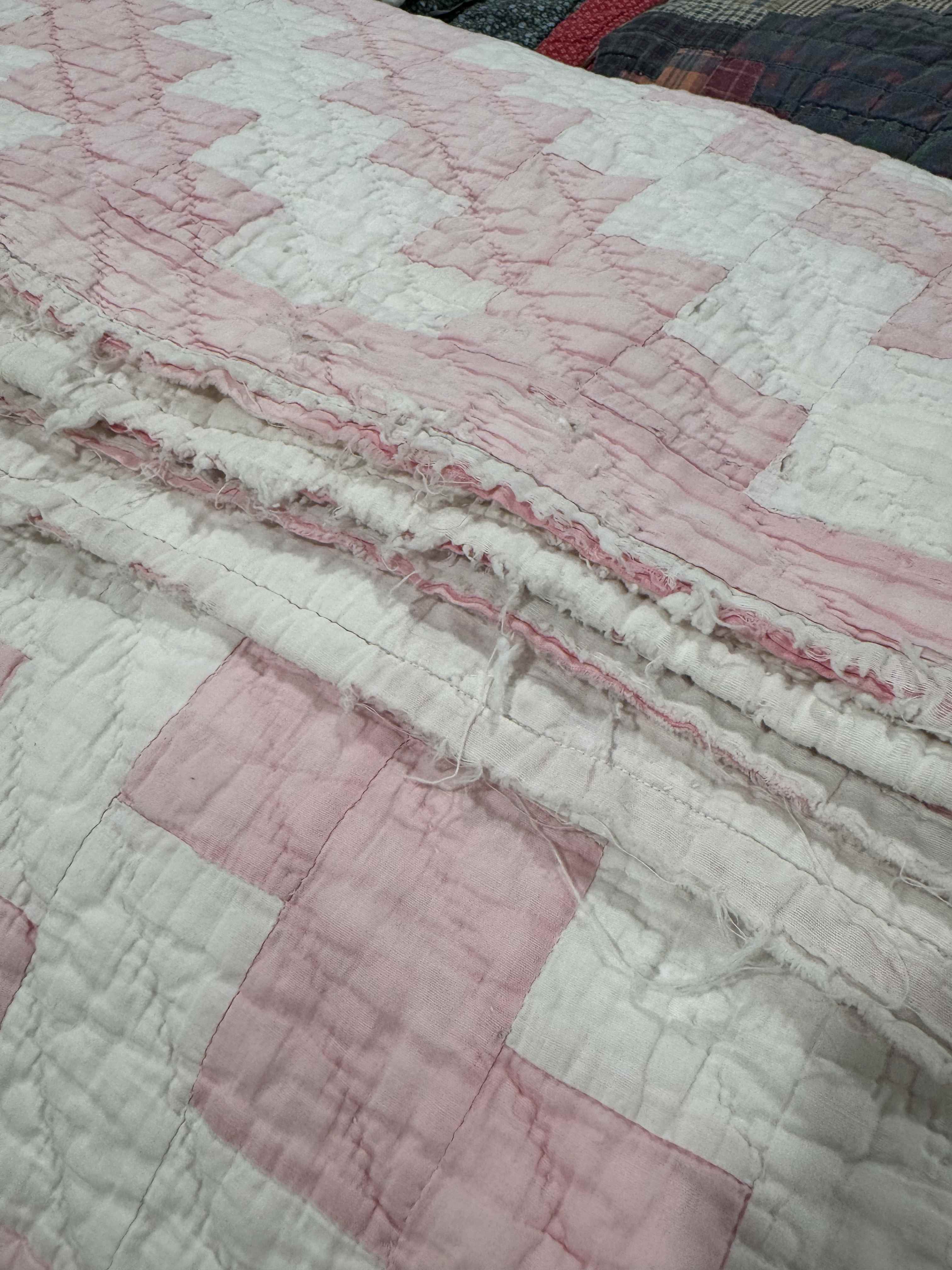 **SOLD Vintage Streak of Lightning Cutter Quilt SOLD**