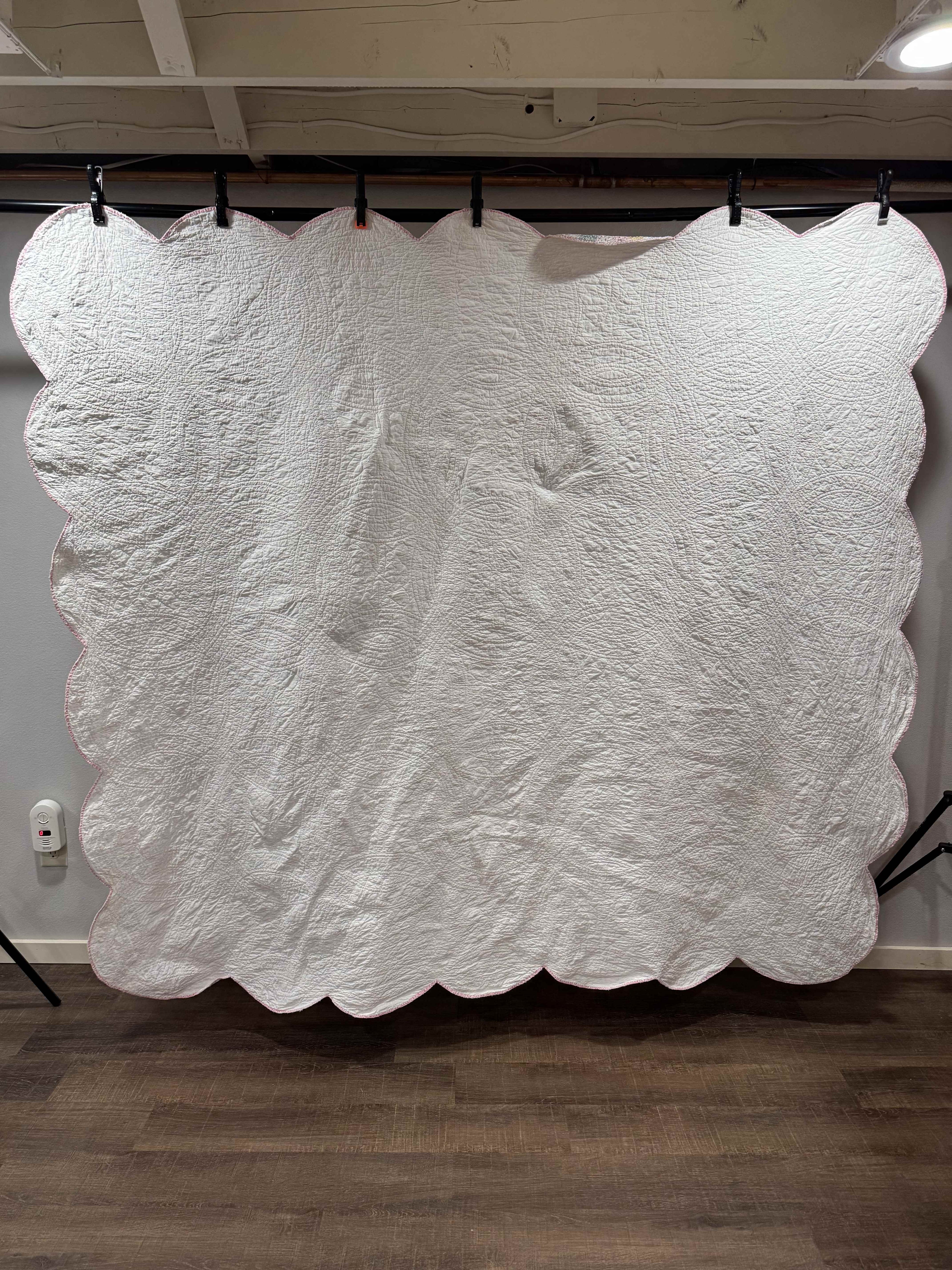 Vintage Double Wedding Ring Quilt