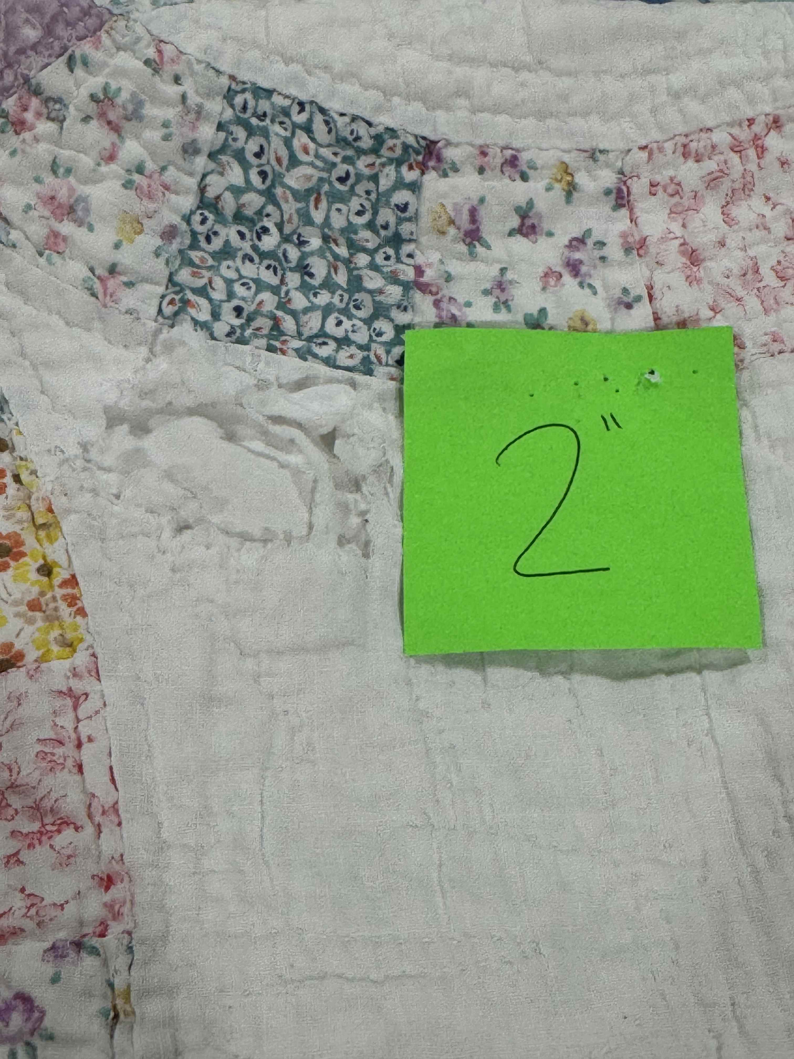 Vintage Double Wedding Ring Quilt