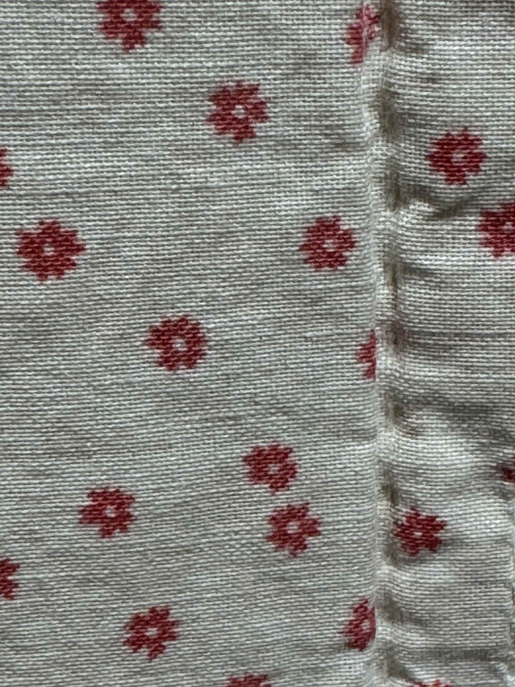Vintage Feedsack Dresden Plate Cutter Quilt