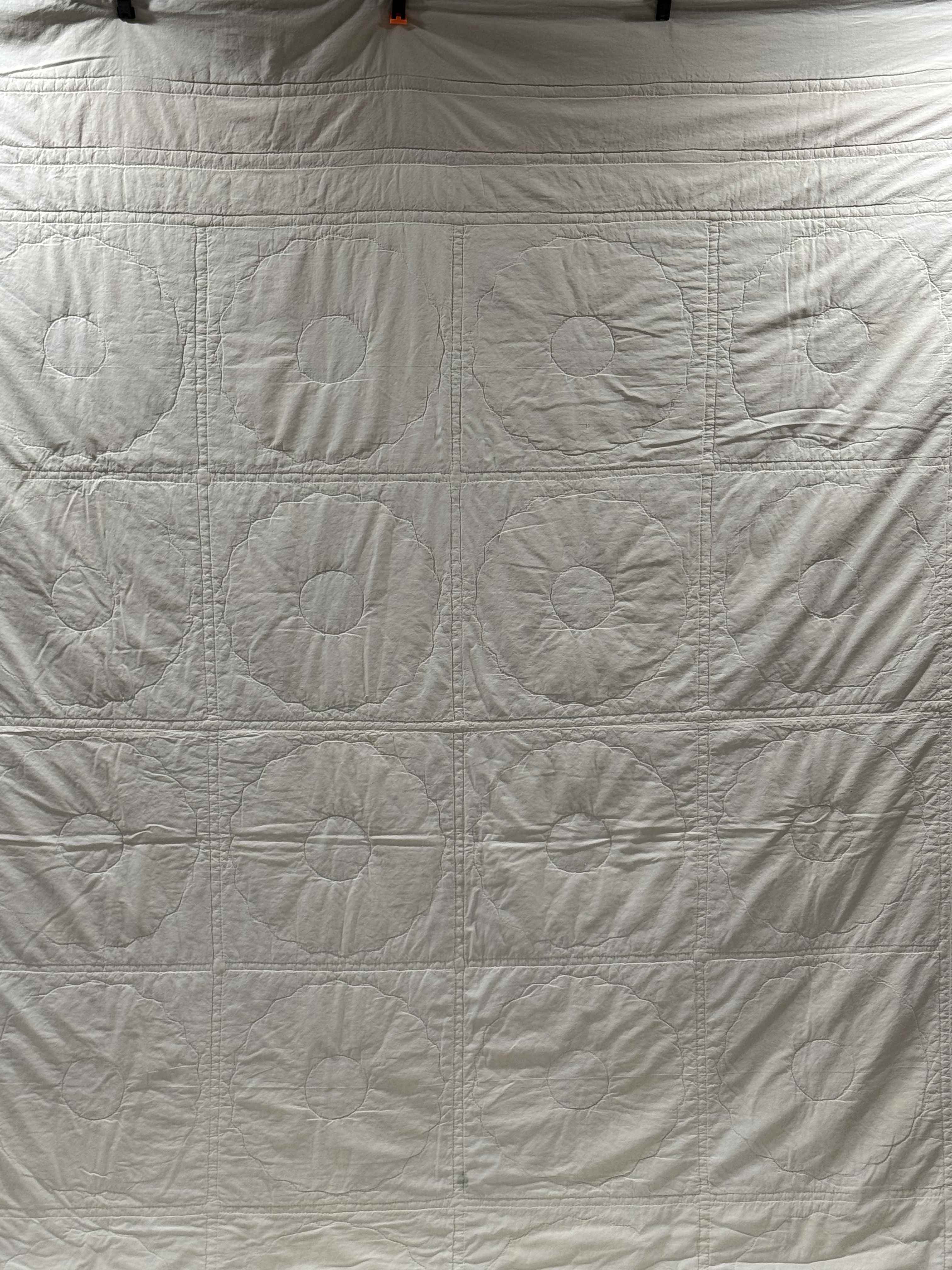 Vintage Feedsack Dresden Plate Cutter Quilt