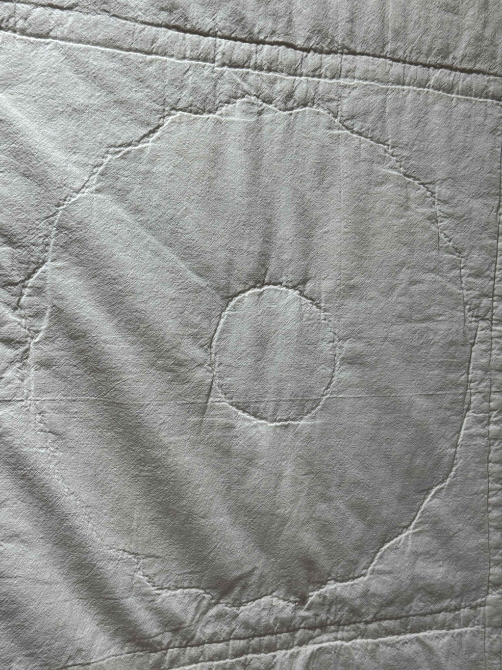 Vintage Feedsack Dresden Plate Cutter Quilt