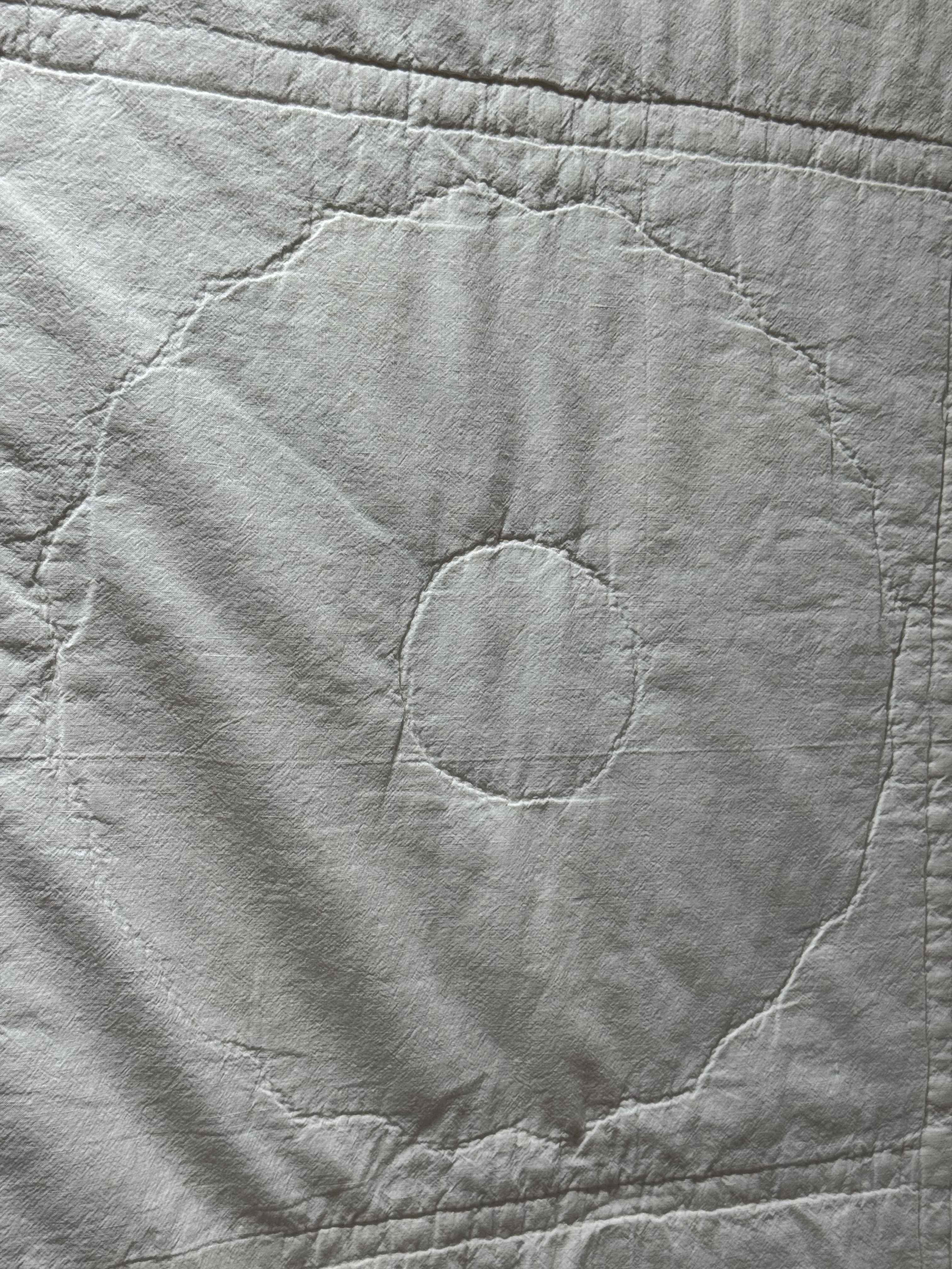 Vintage Feedsack Dresden Plate Cutter Quilt