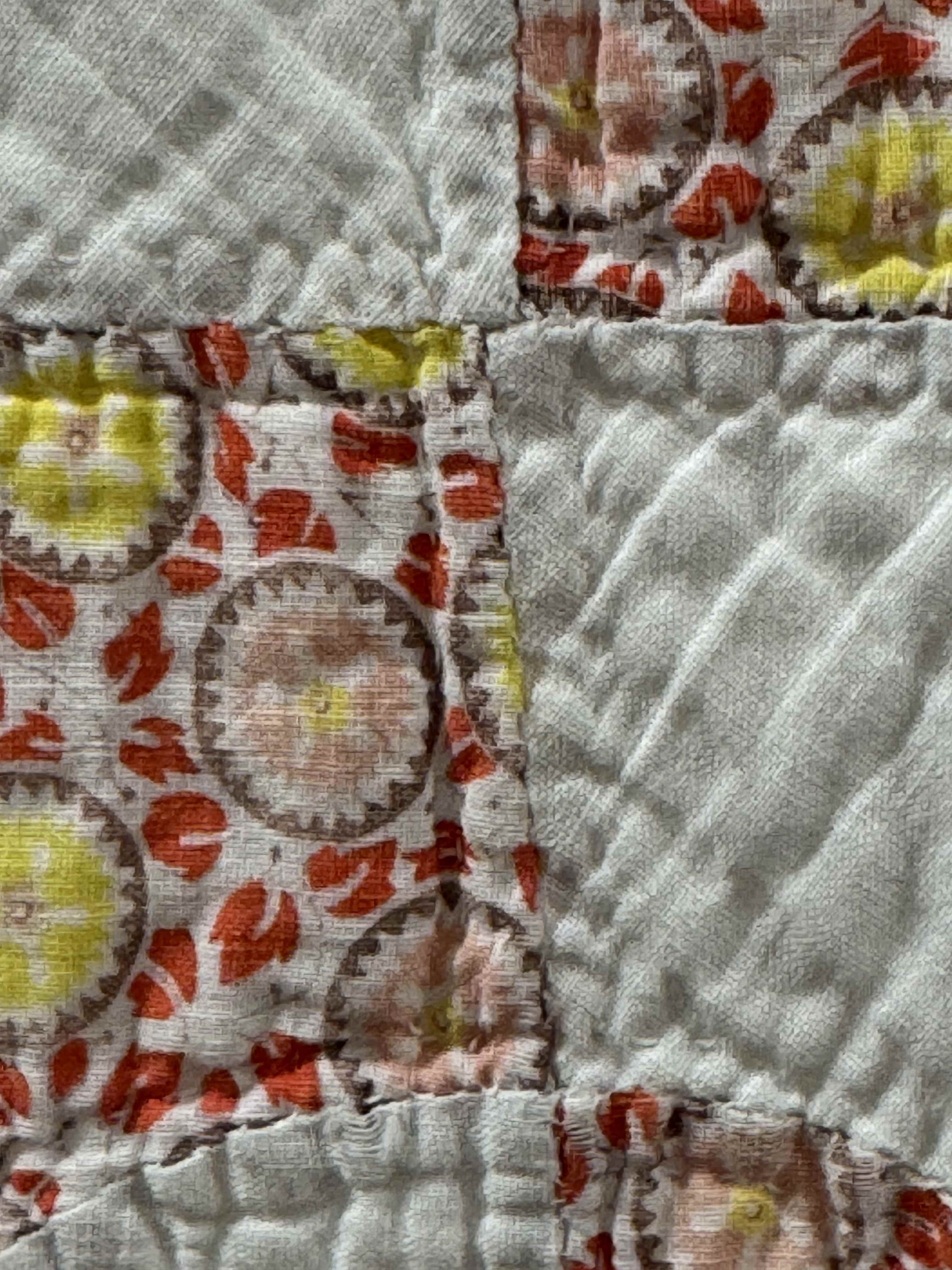 Vintage Drunkard's Path Quilt
