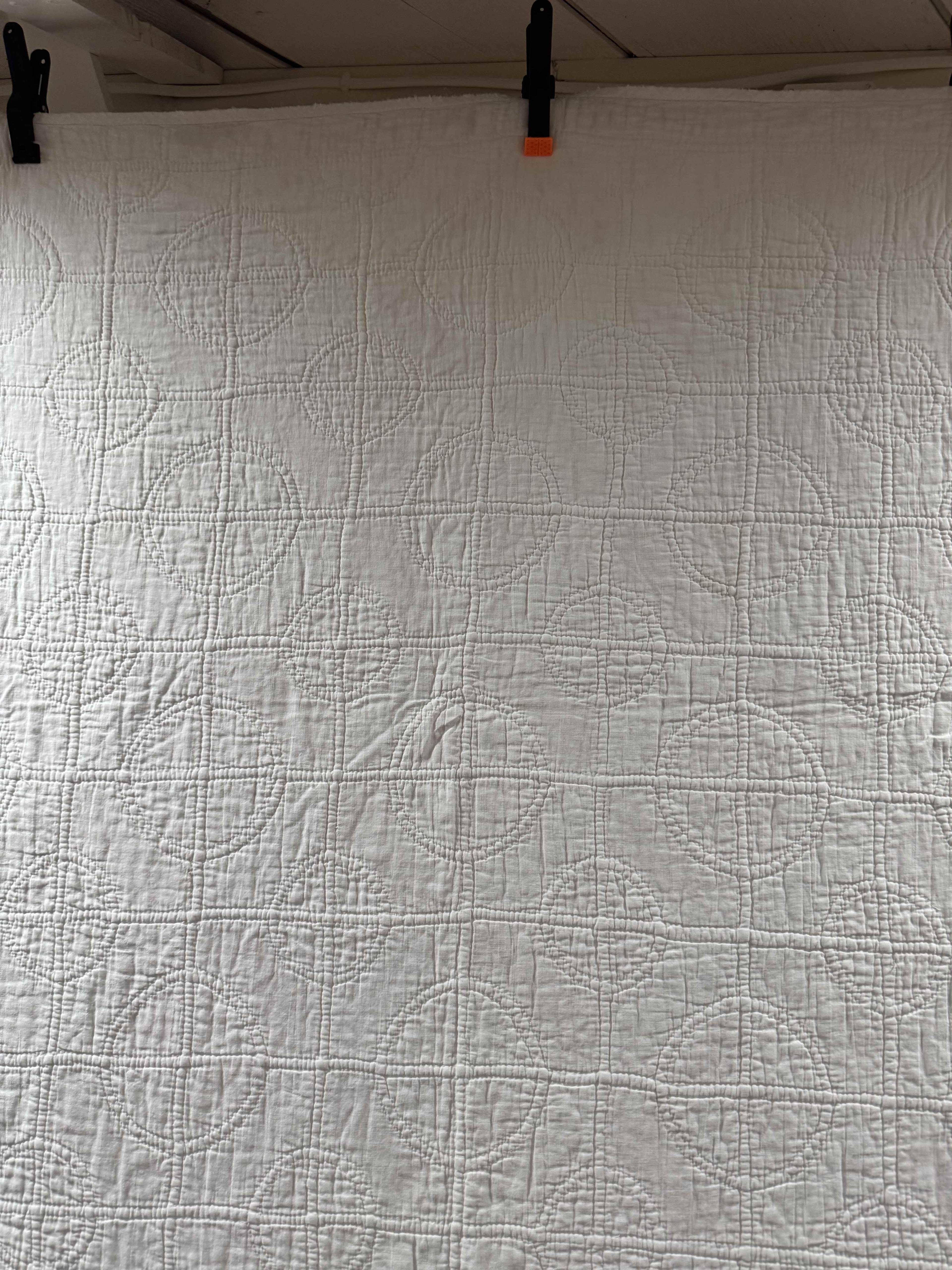 Vintage Drunkard's Path Quilt