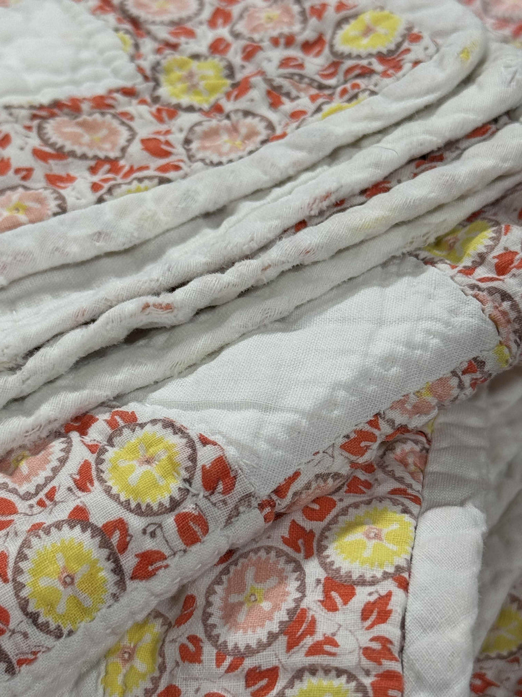 Vintage Drunkard's Path Quilt