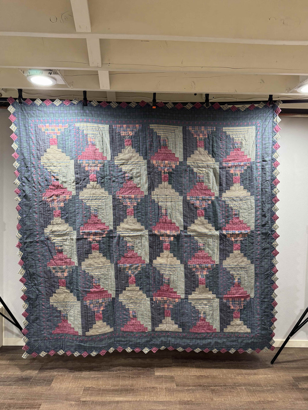 Vintage Log Cabin Quilt