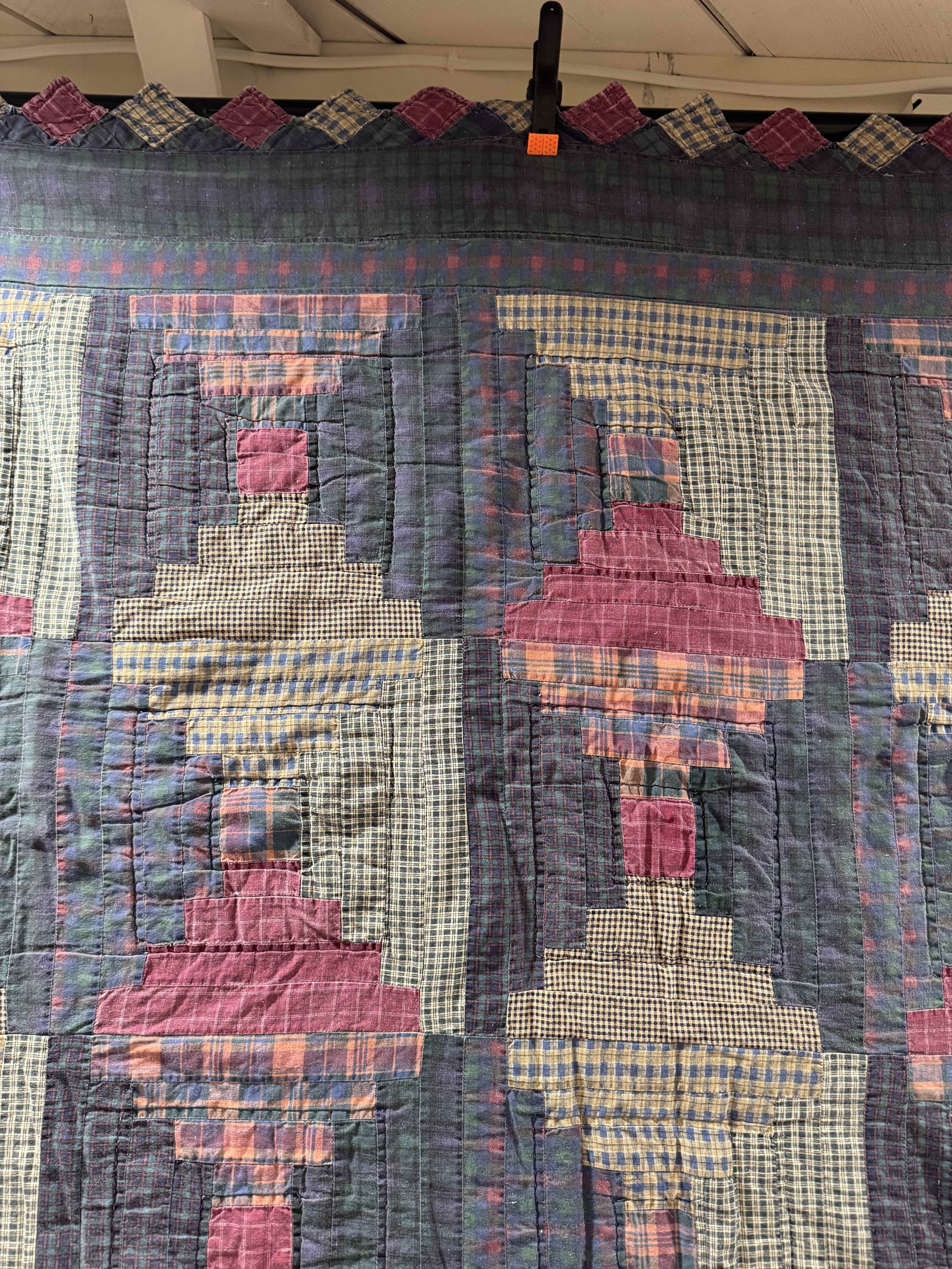 Vintage Log Cabin Quilt