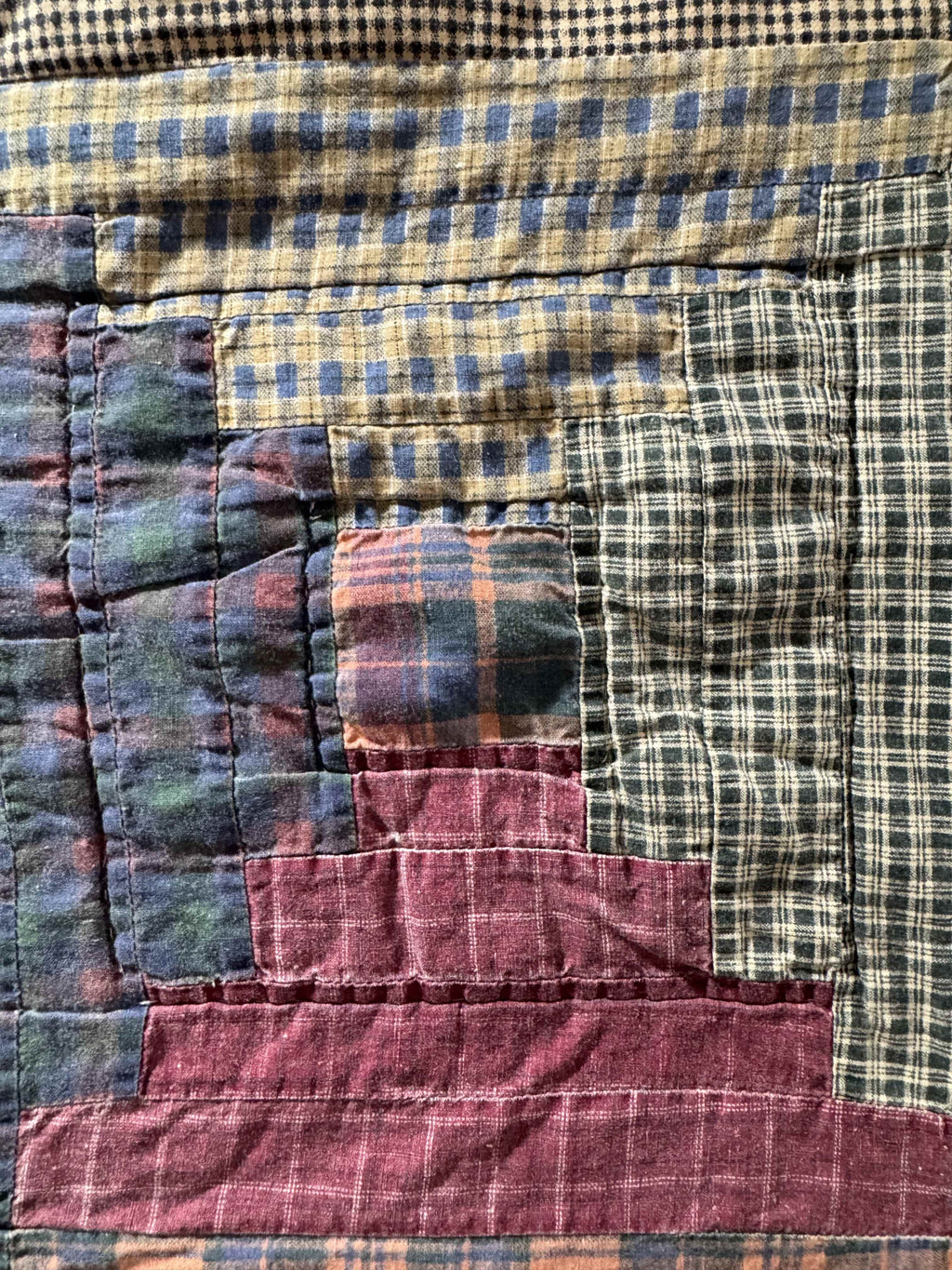 Vintage Log Cabin Quilt