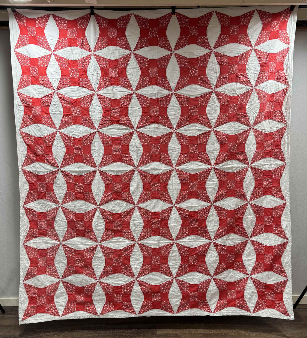 Vintage Glorified Nine Patch Quilt