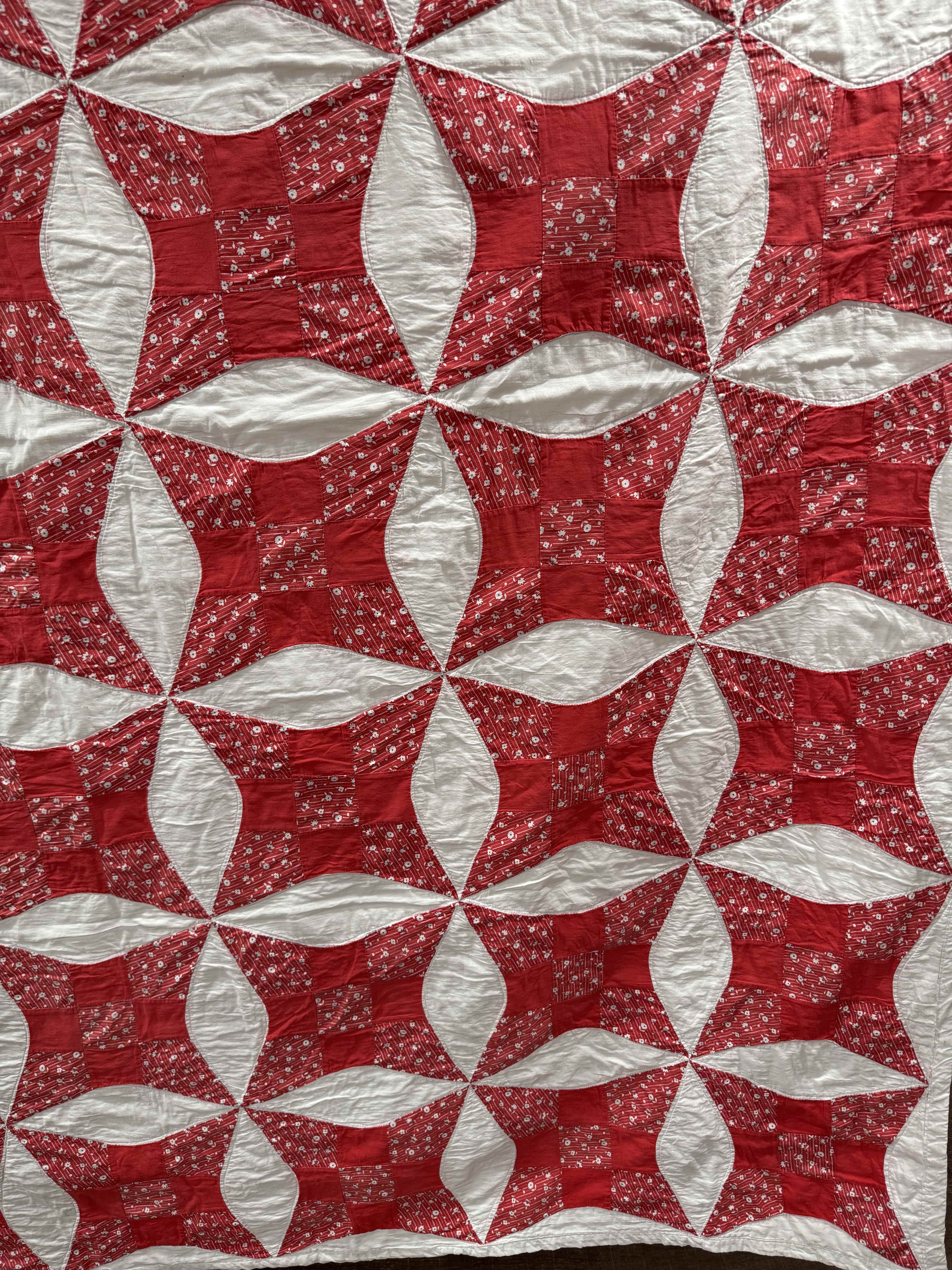 Vintage Glorified Nine Patch Quilt