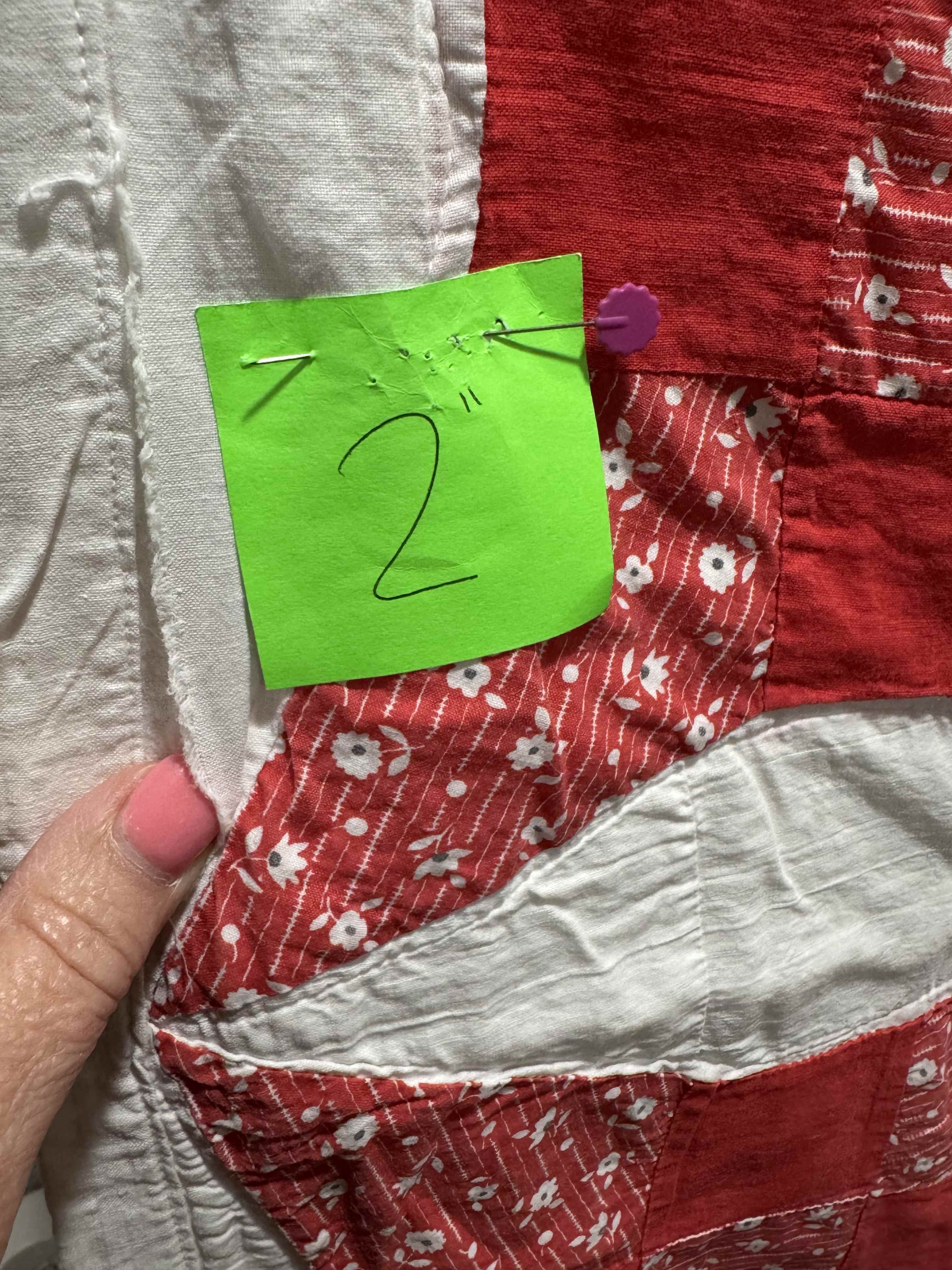 Vintage Glorified Nine Patch Quilt
