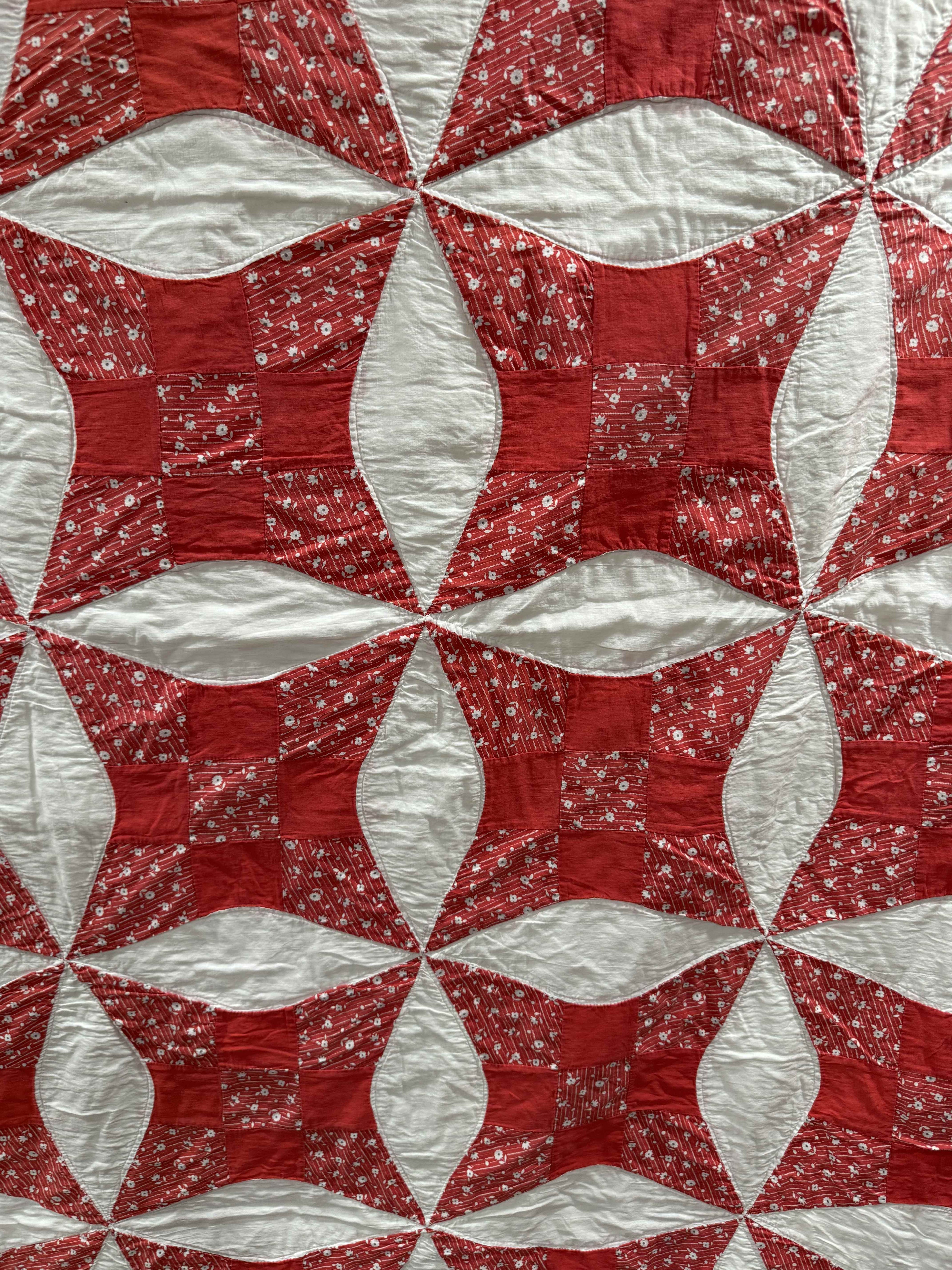 Vintage Glorified Nine Patch Quilt