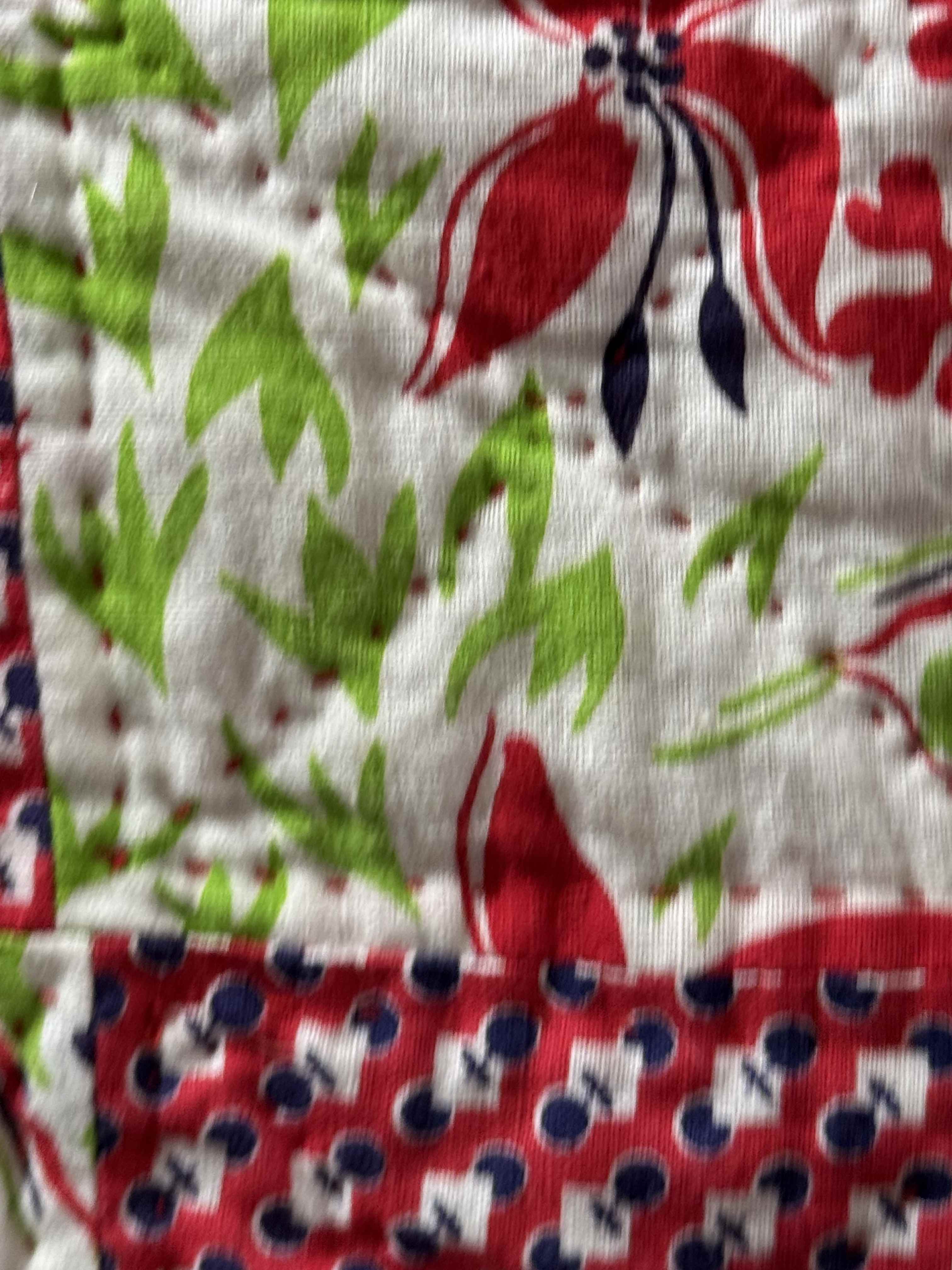Vintage Checkerboard Quilt