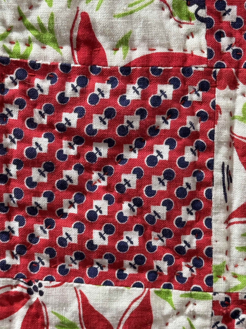 Vintage Checkerboard Quilt