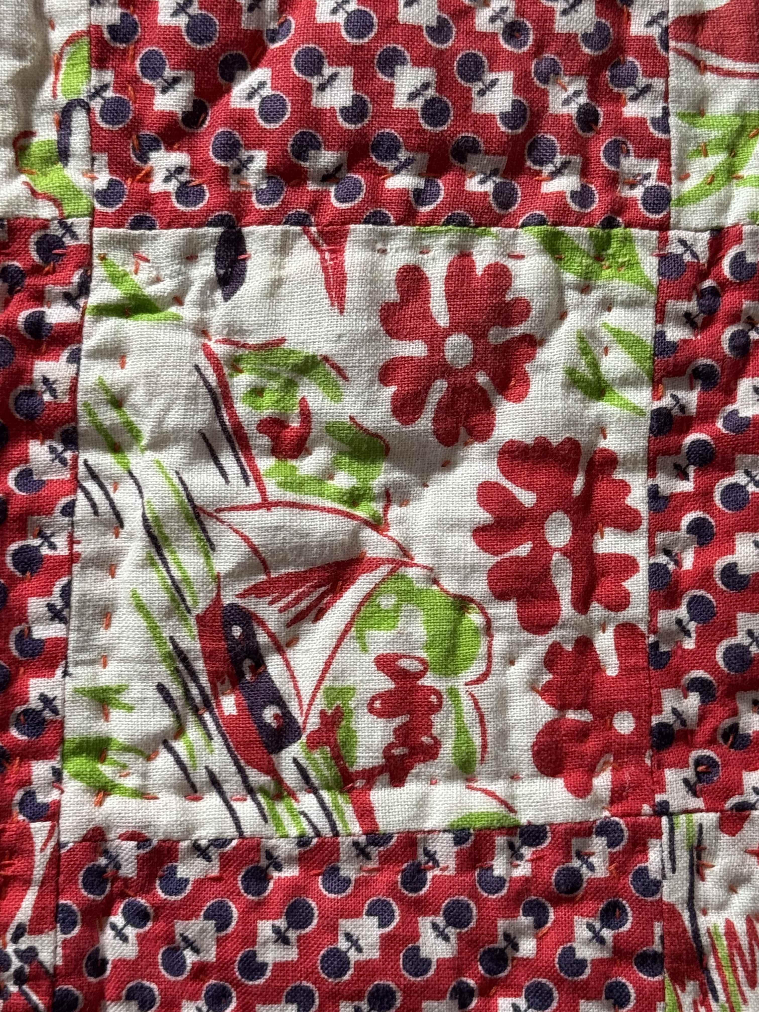Vintage Checkerboard Quilt
