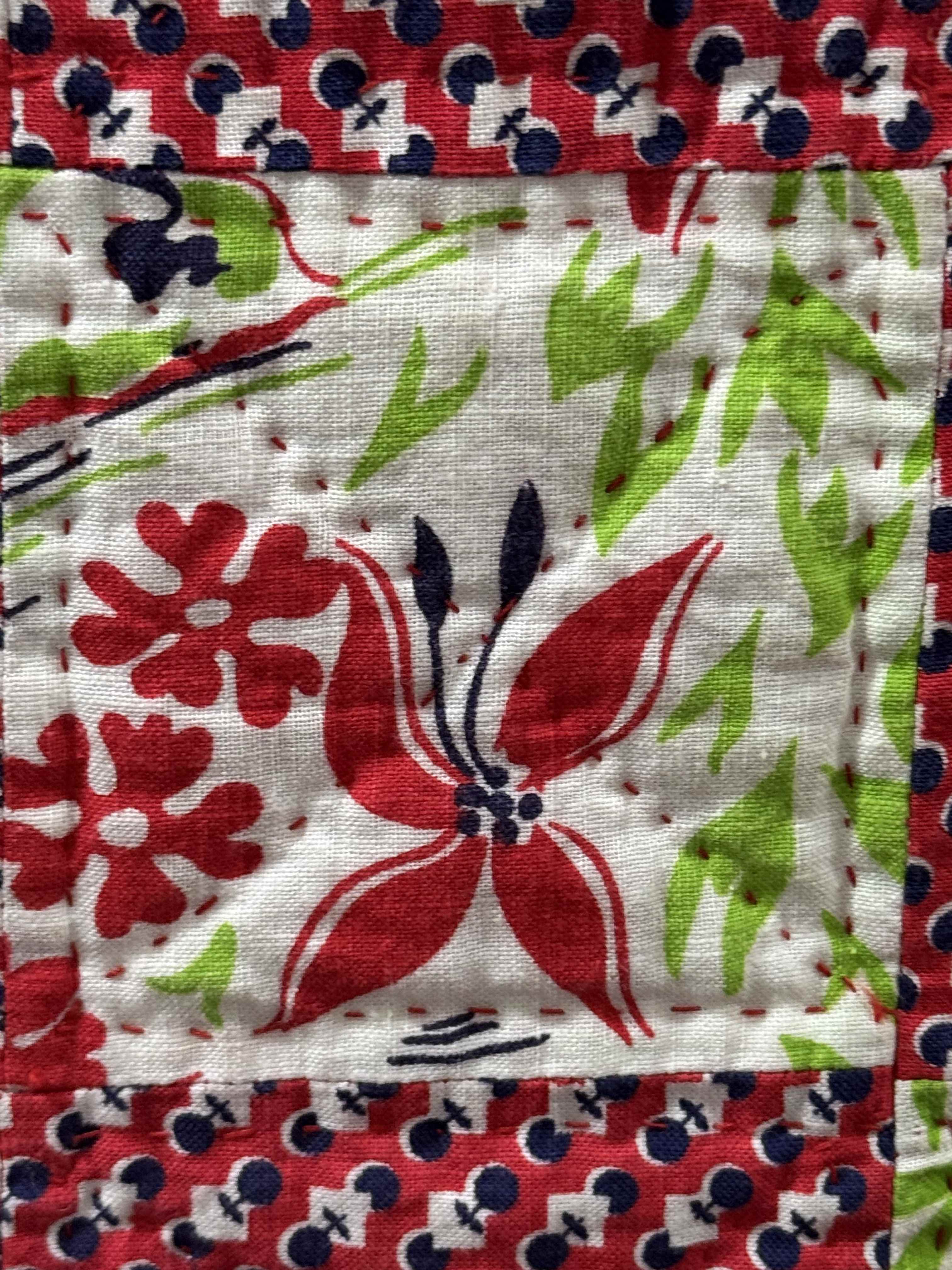 Vintage Checkerboard Quilt