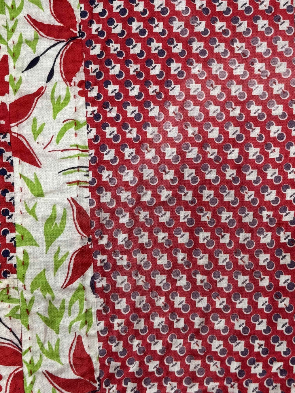 Vintage Checkerboard Quilt