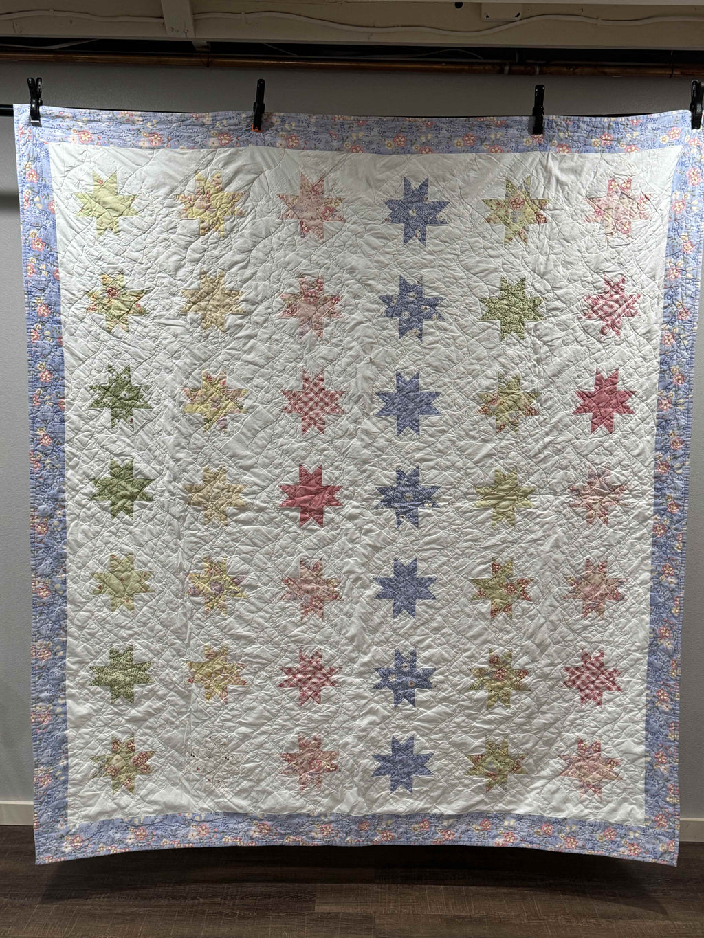 Vintage Ohio Star Variation Quilt