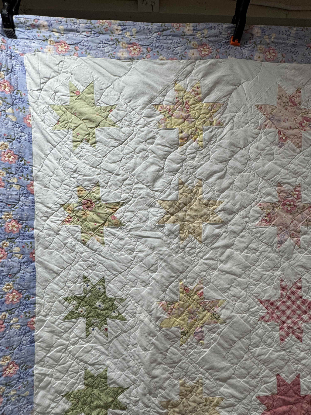 Vintage Ohio Star Variation Quilt