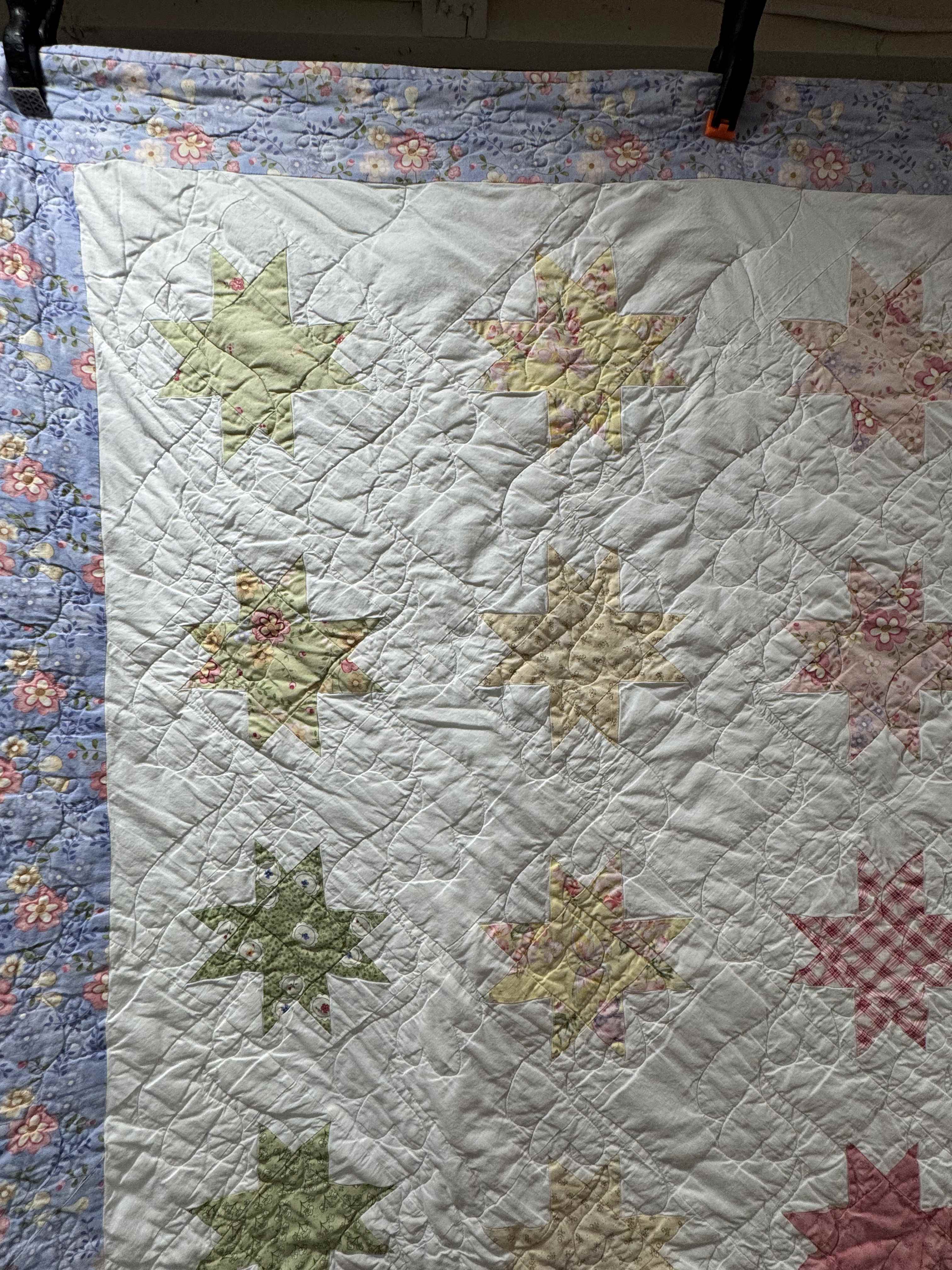 Vintage Ohio Star Variation Quilt