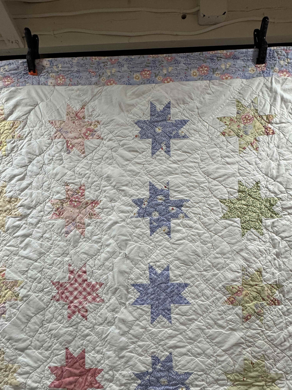 Vintage Ohio Star Variation Quilt
