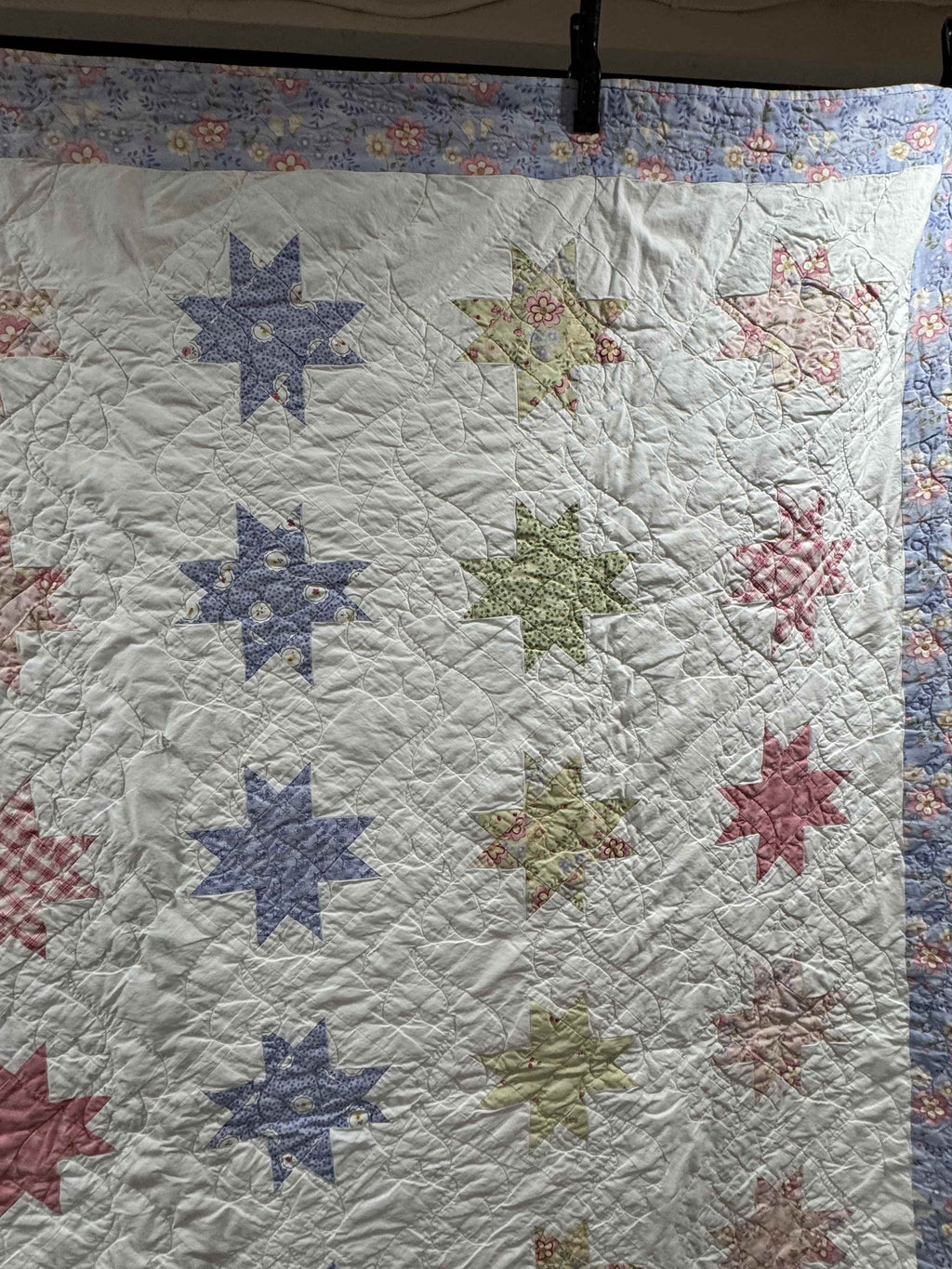 Vintage Ohio Star Variation Quilt