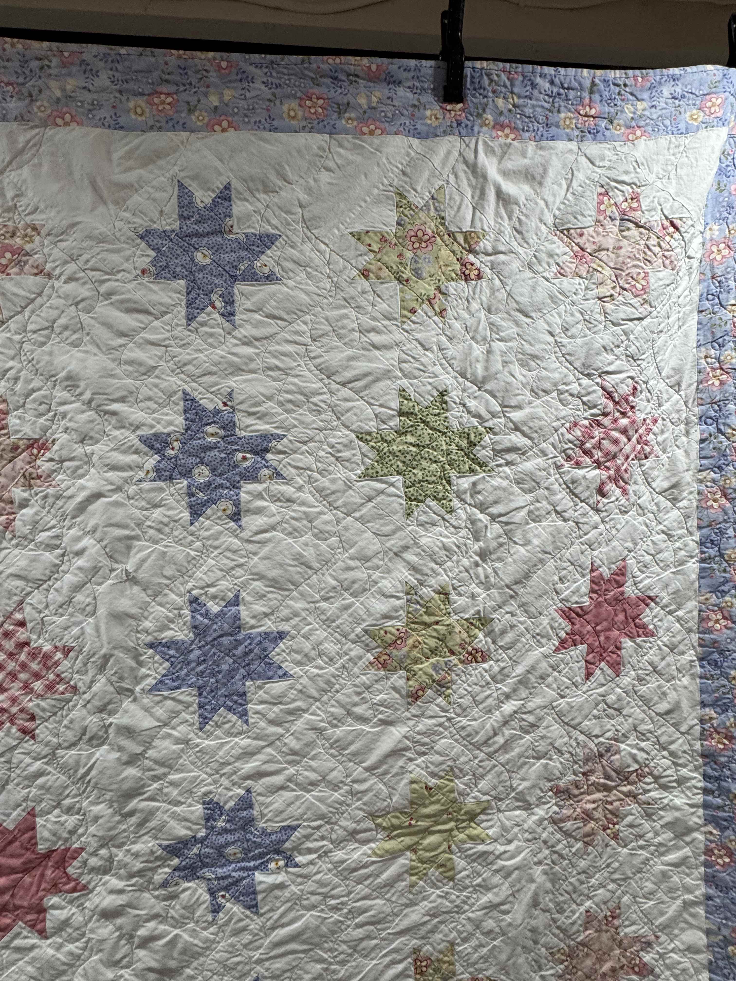 Vintage Ohio Star Variation Quilt