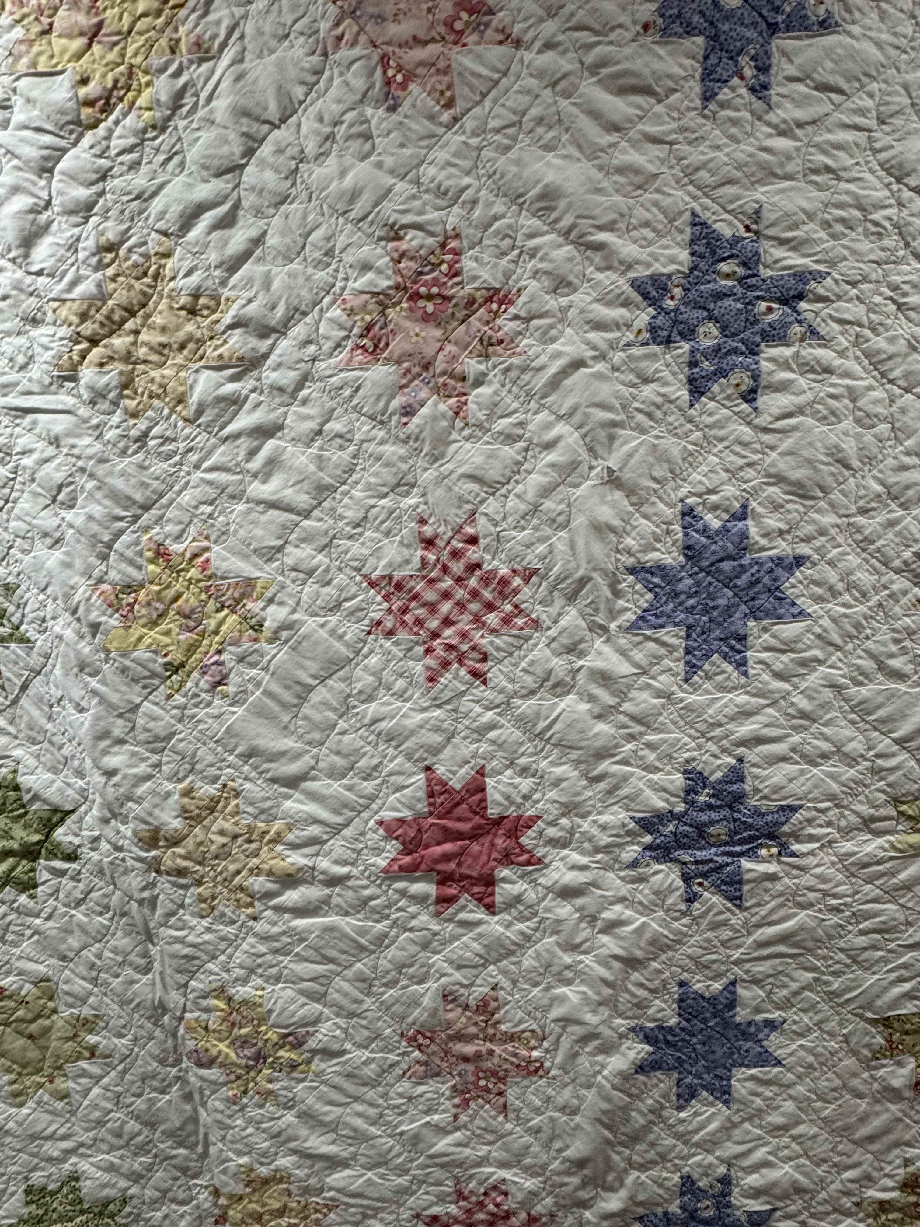 Vintage Ohio Star Variation Quilt