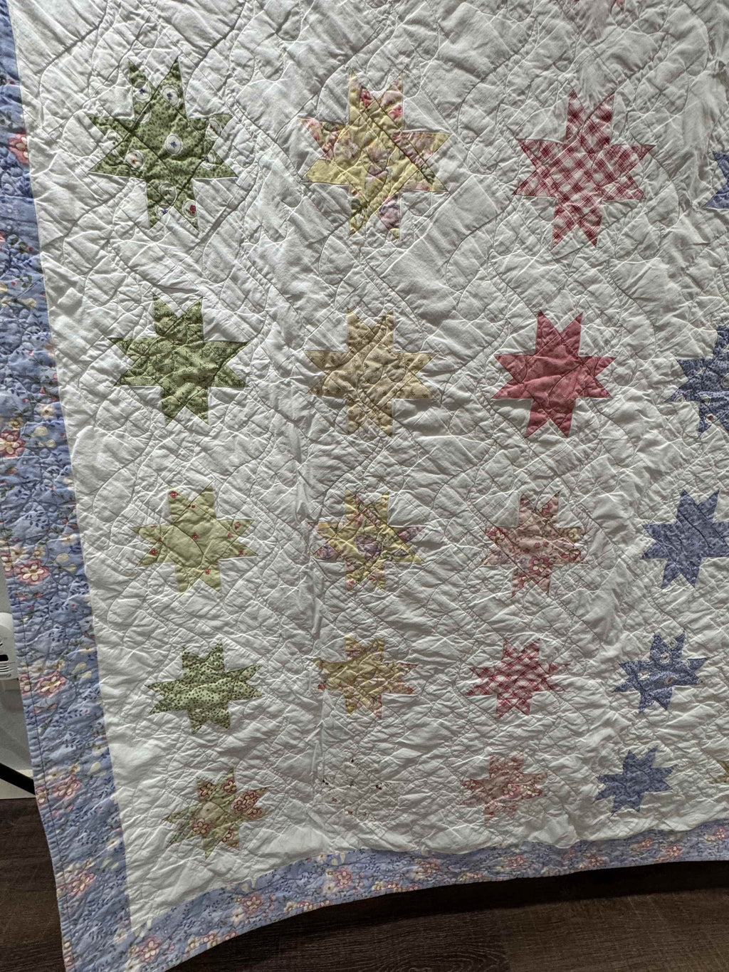 Vintage Ohio Star Variation Quilt