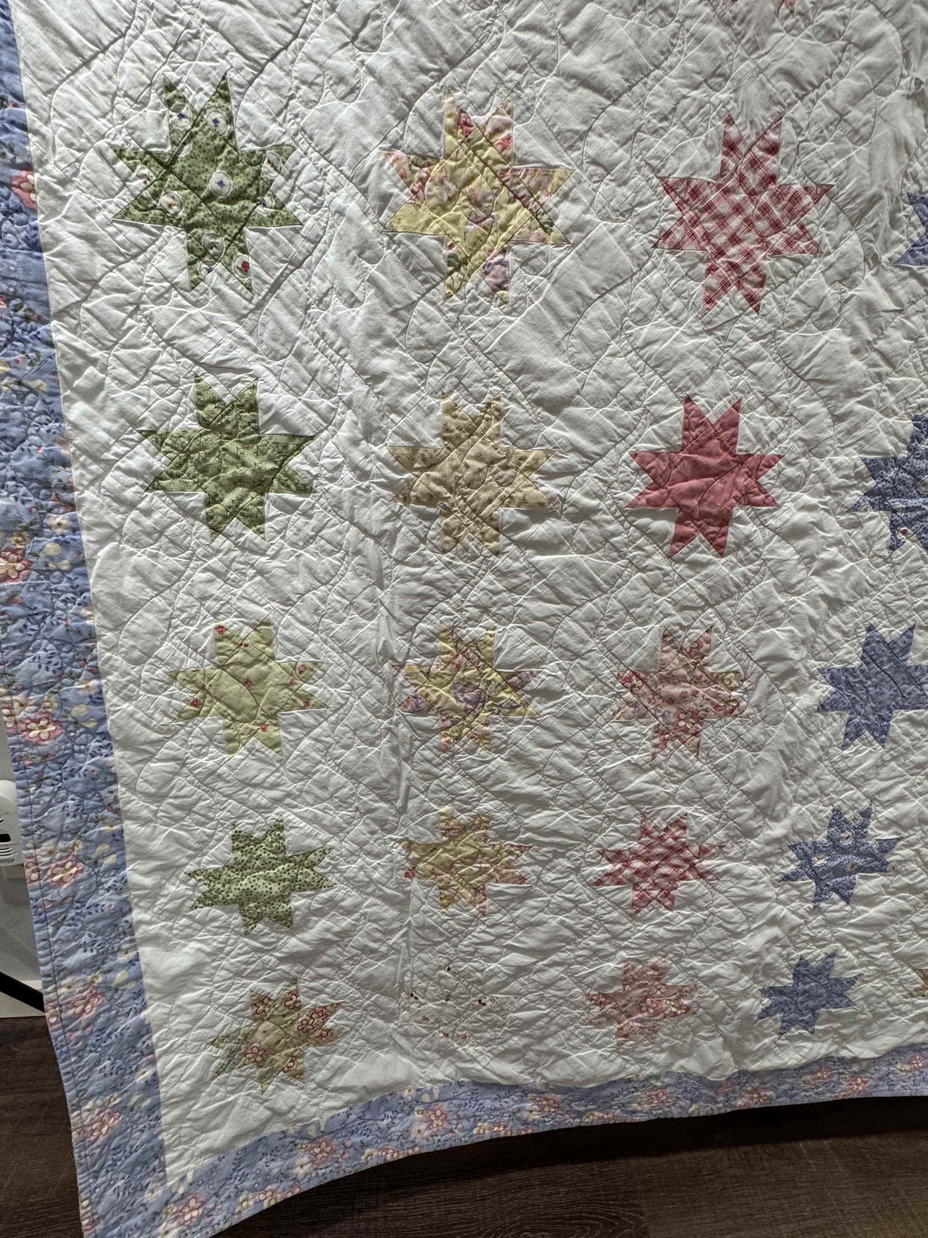 Vintage Ohio Star Variation Quilt