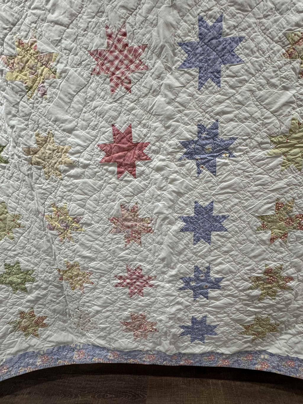 Vintage Ohio Star Variation Quilt