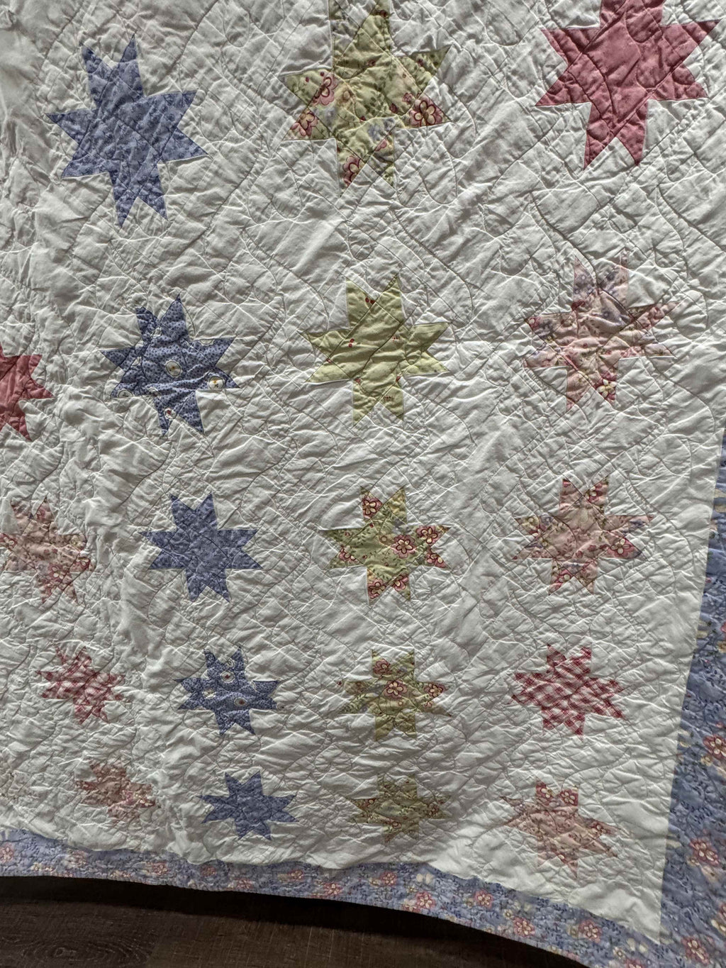 Vintage Ohio Star Variation Quilt