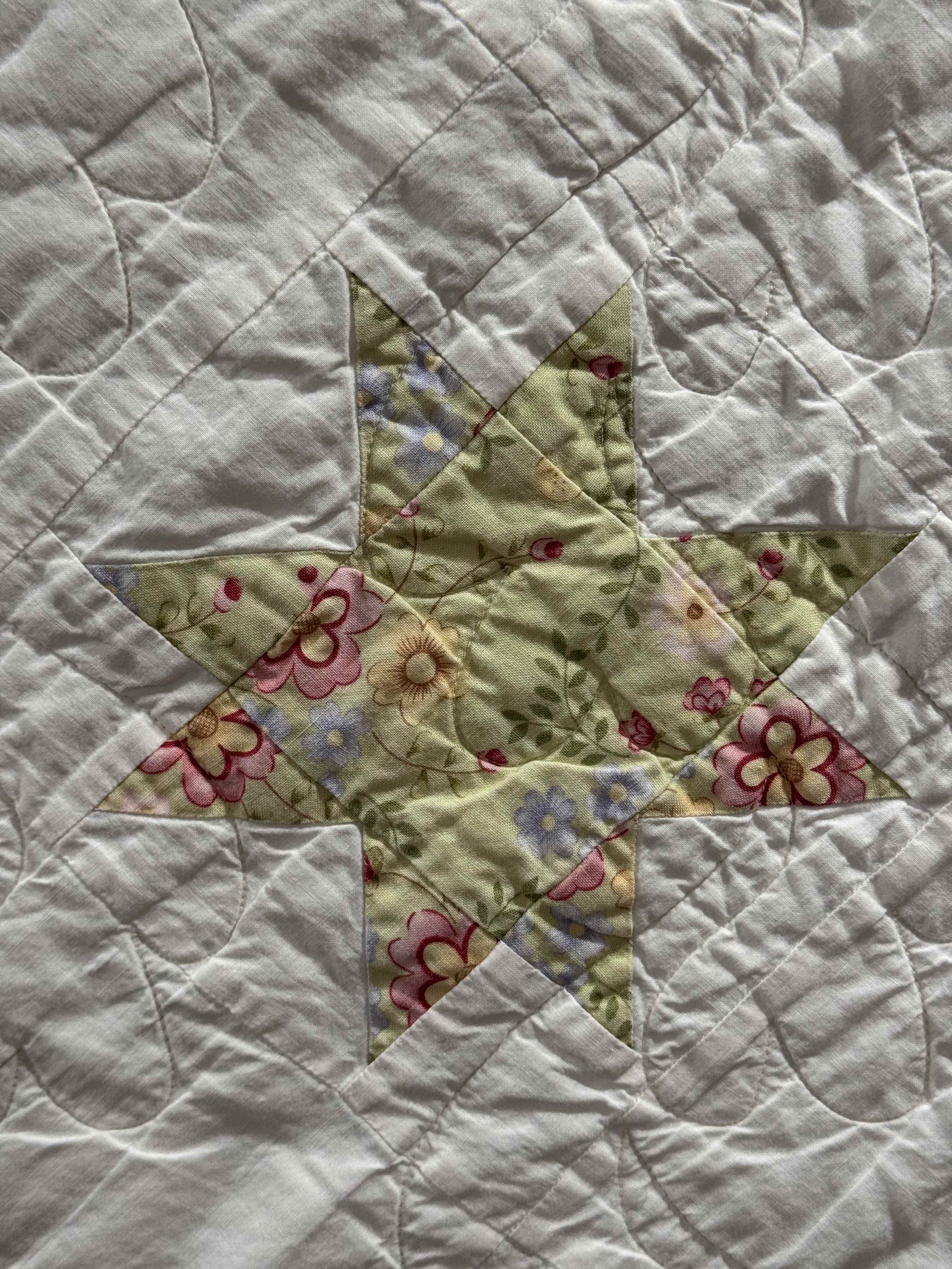 Vintage Ohio Star Variation Quilt