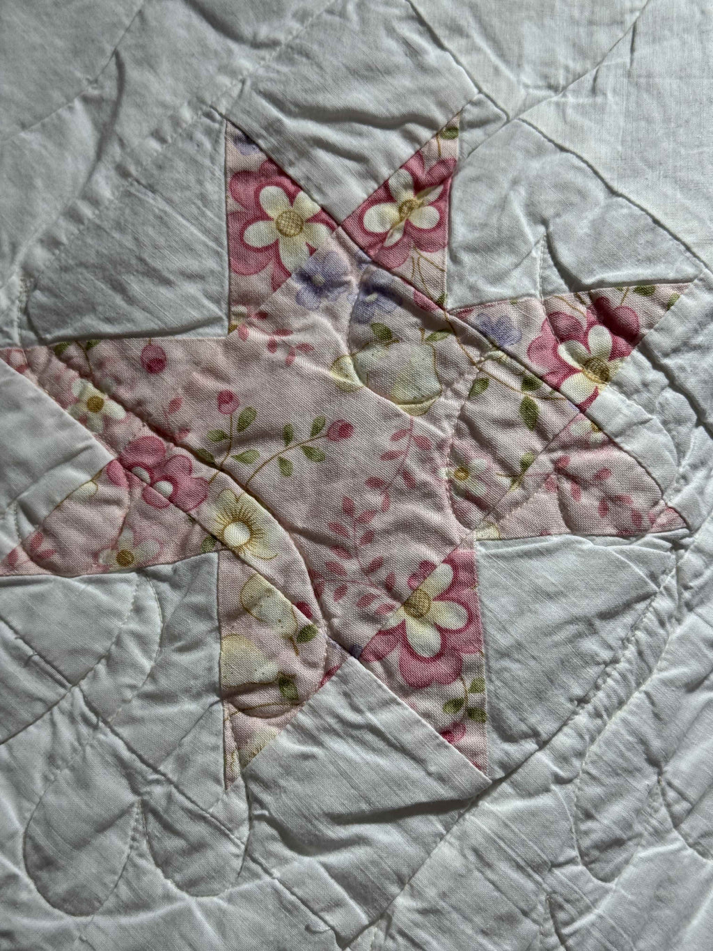 Vintage Ohio Star Variation Quilt