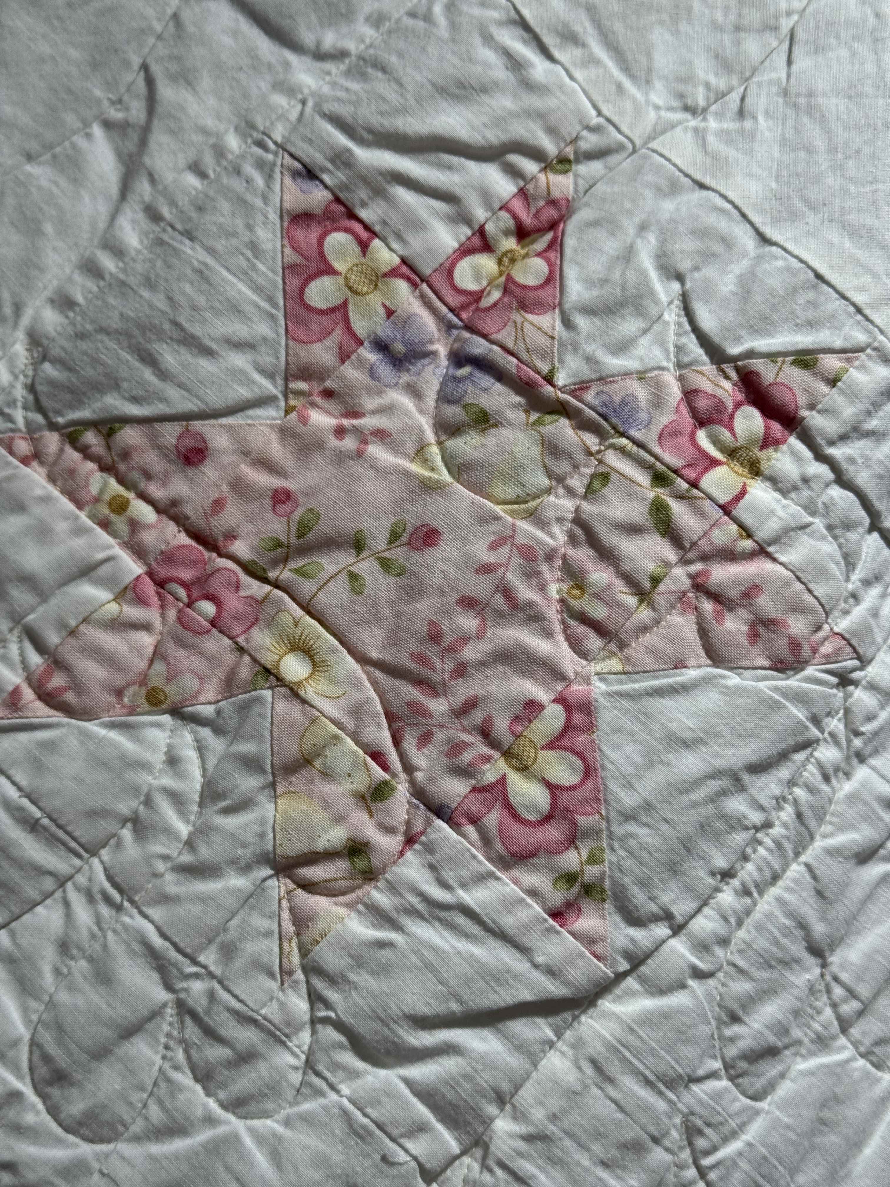 Vintage Ohio Star Variation Quilt