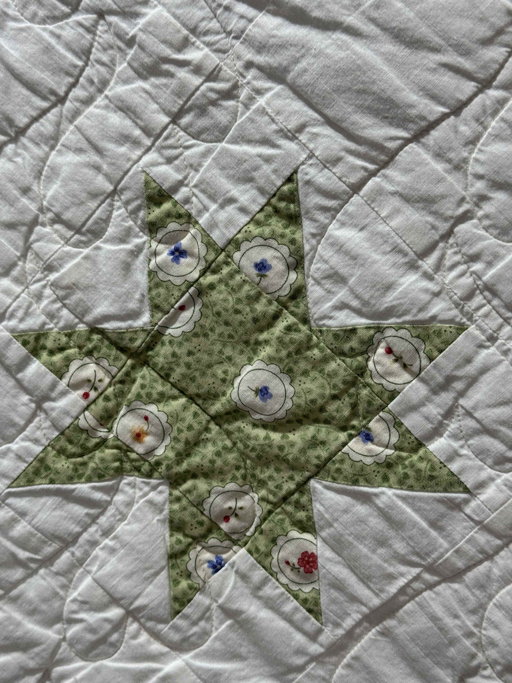Vintage Ohio Star Variation Quilt