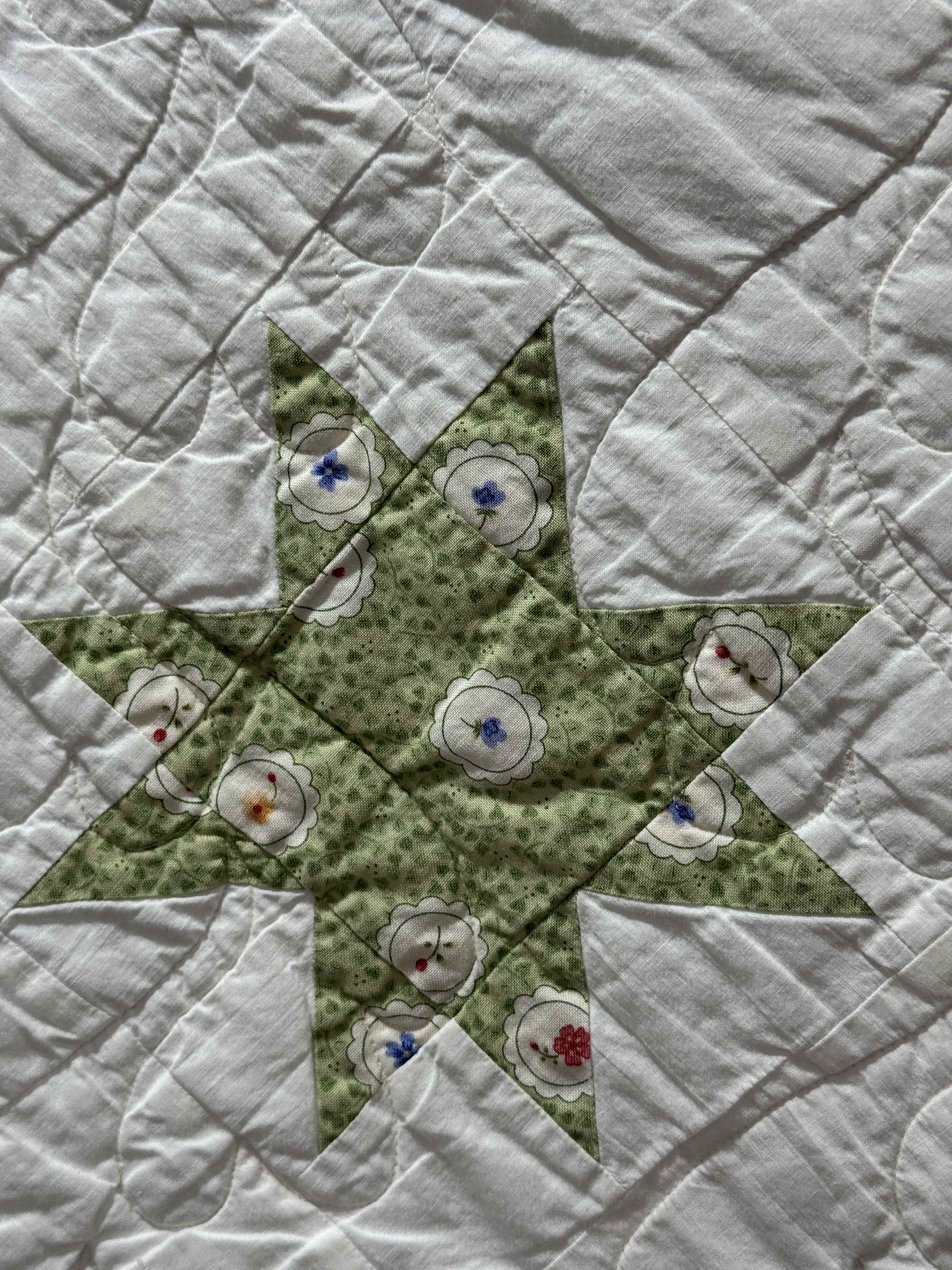 Vintage Ohio Star Variation Quilt