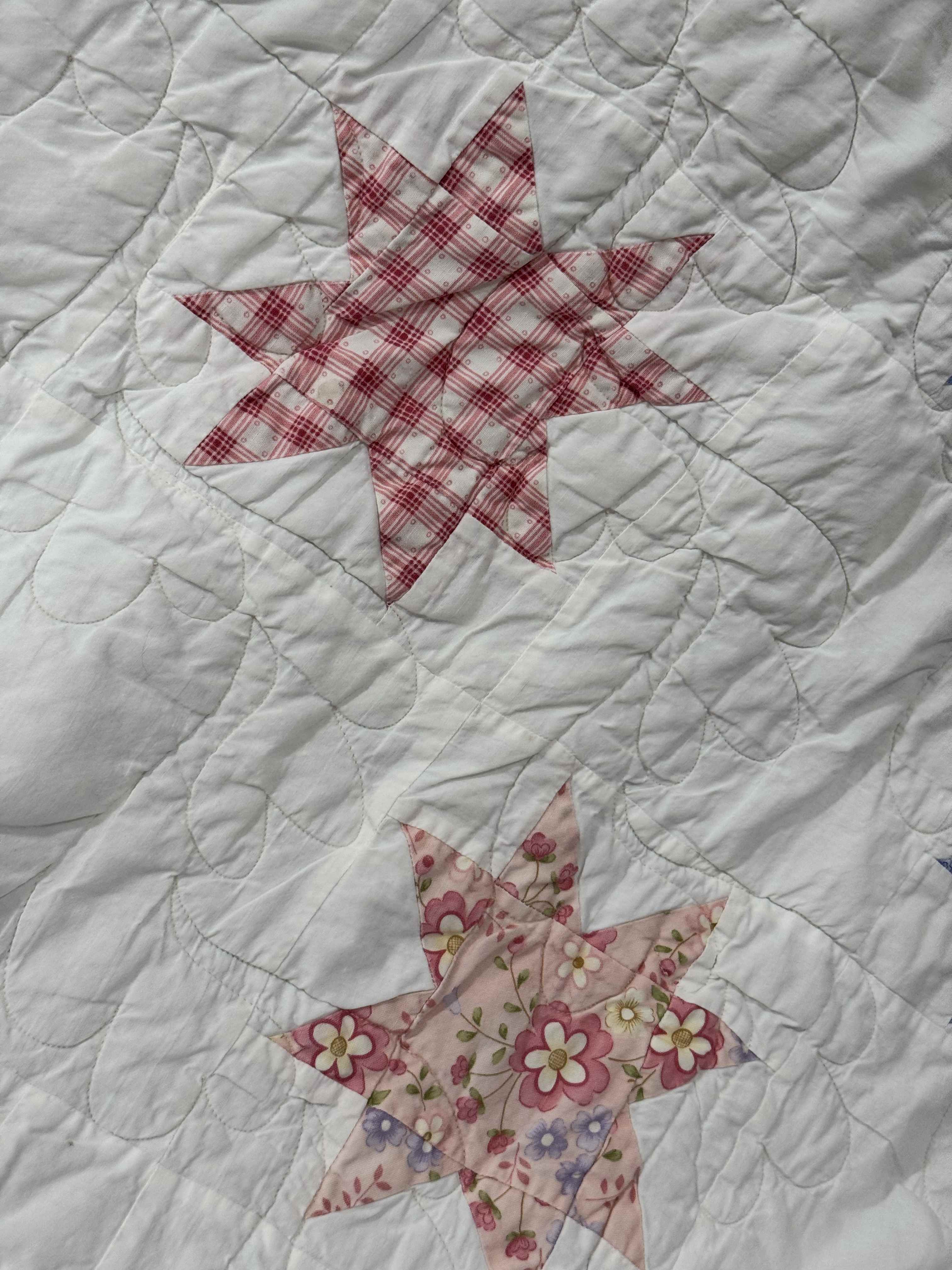 Vintage Ohio Star Variation Quilt