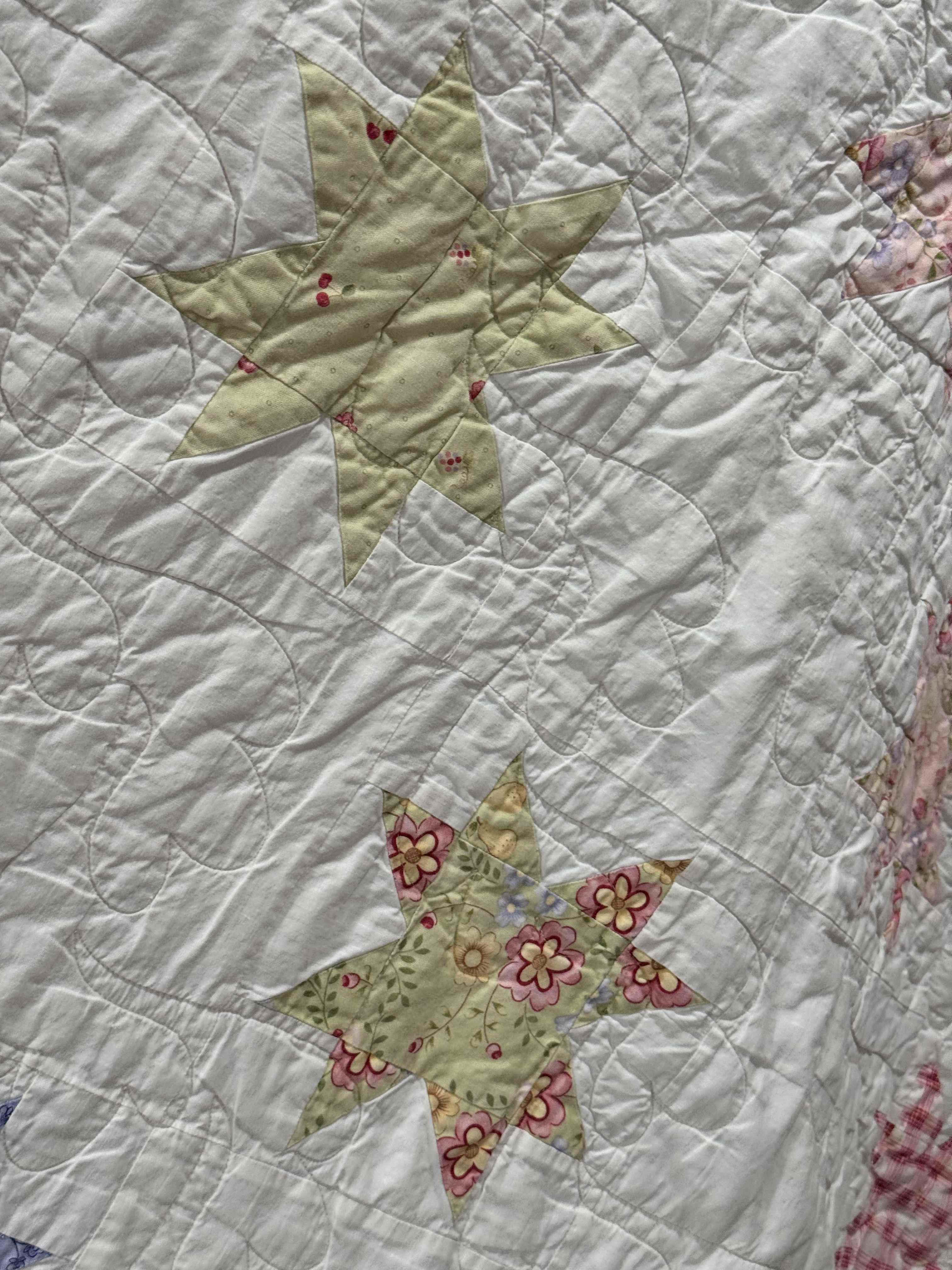 Vintage Ohio Star Variation Quilt