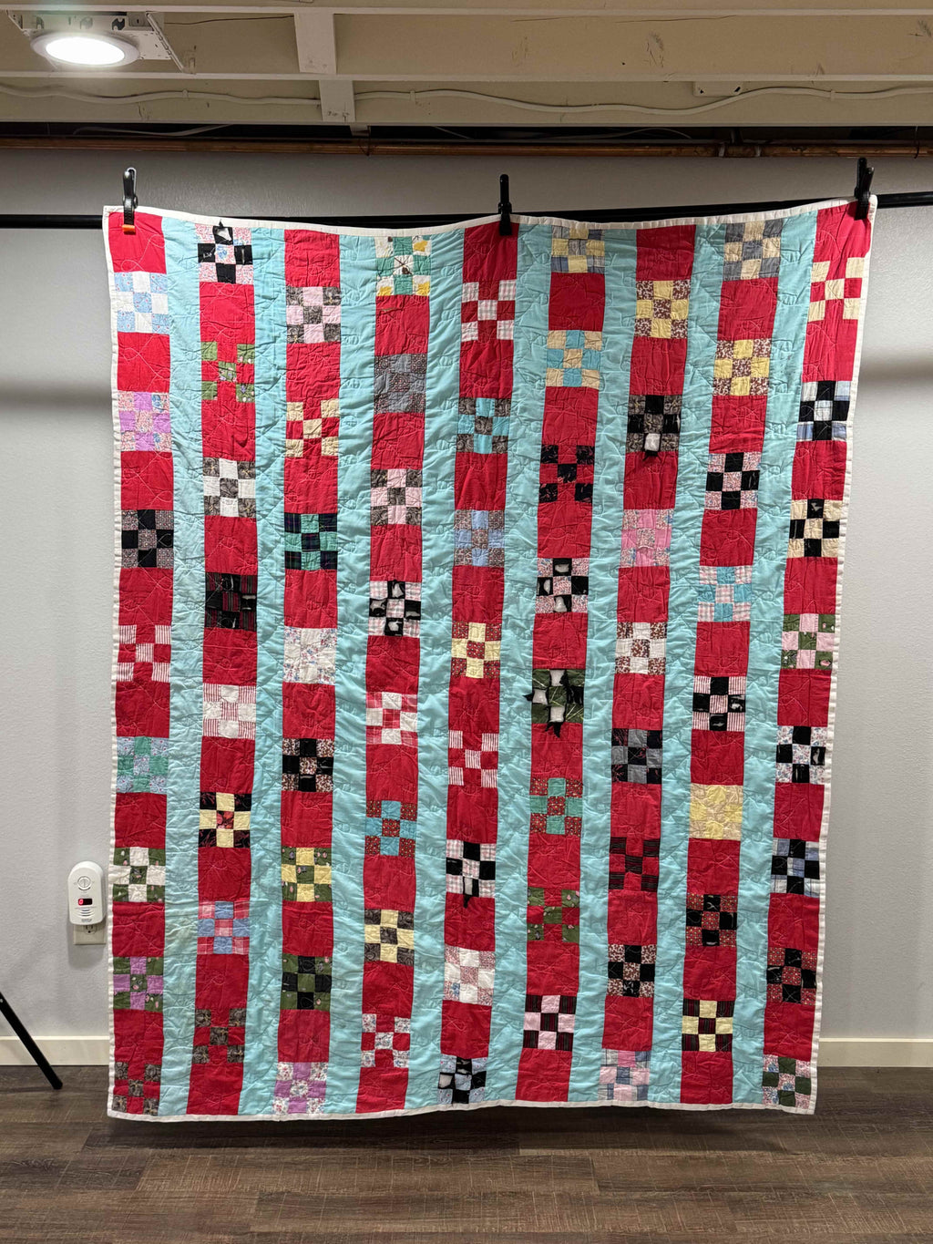 Vintage Nine Patch Quilt