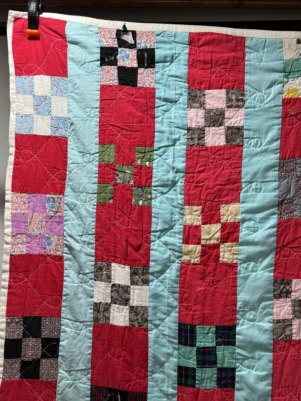 Vintage Nine Patch Quilt
