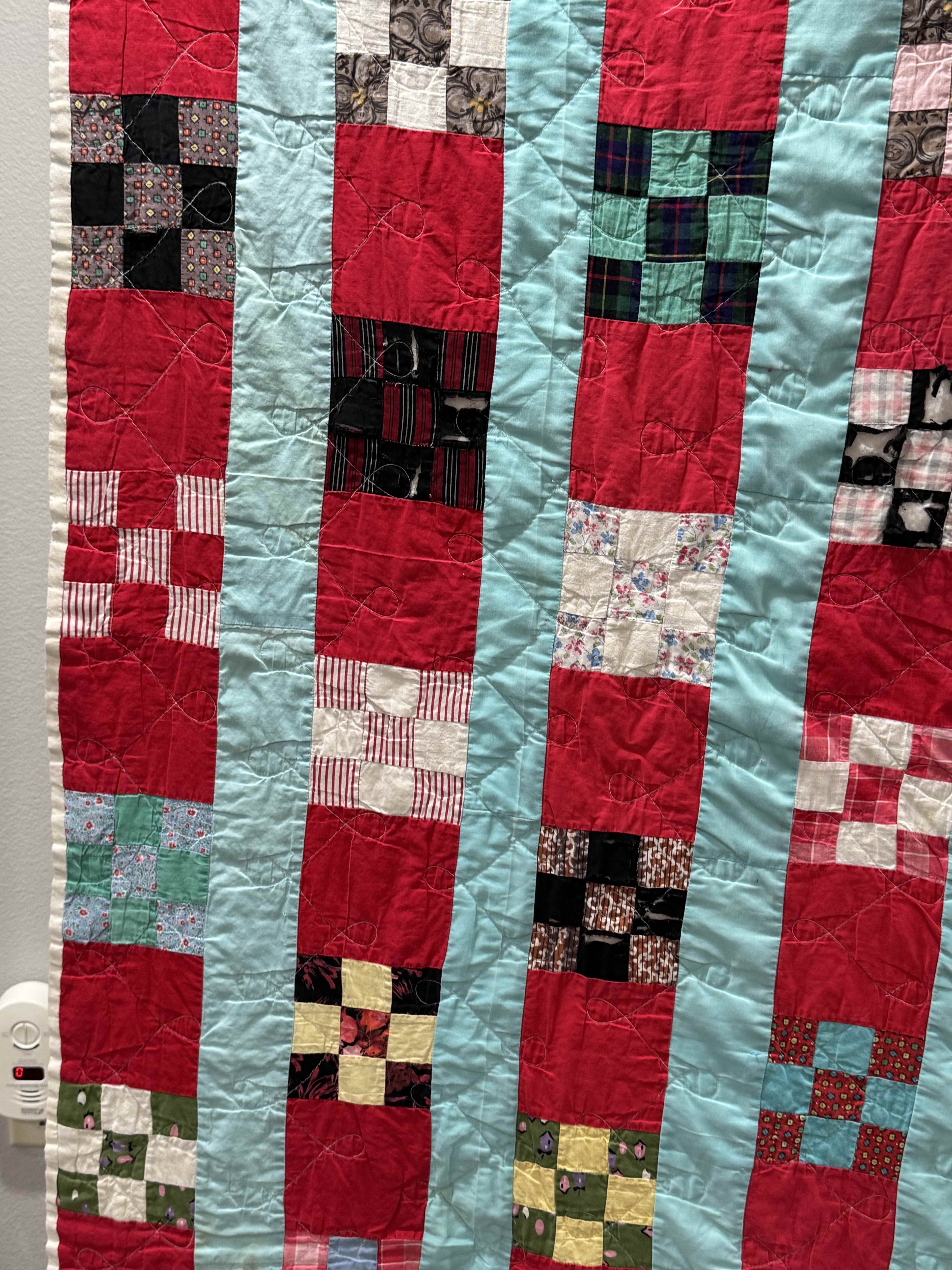 Vintage Nine Patch Quilt