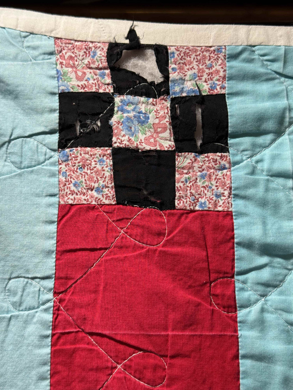 Vintage Nine Patch Quilt