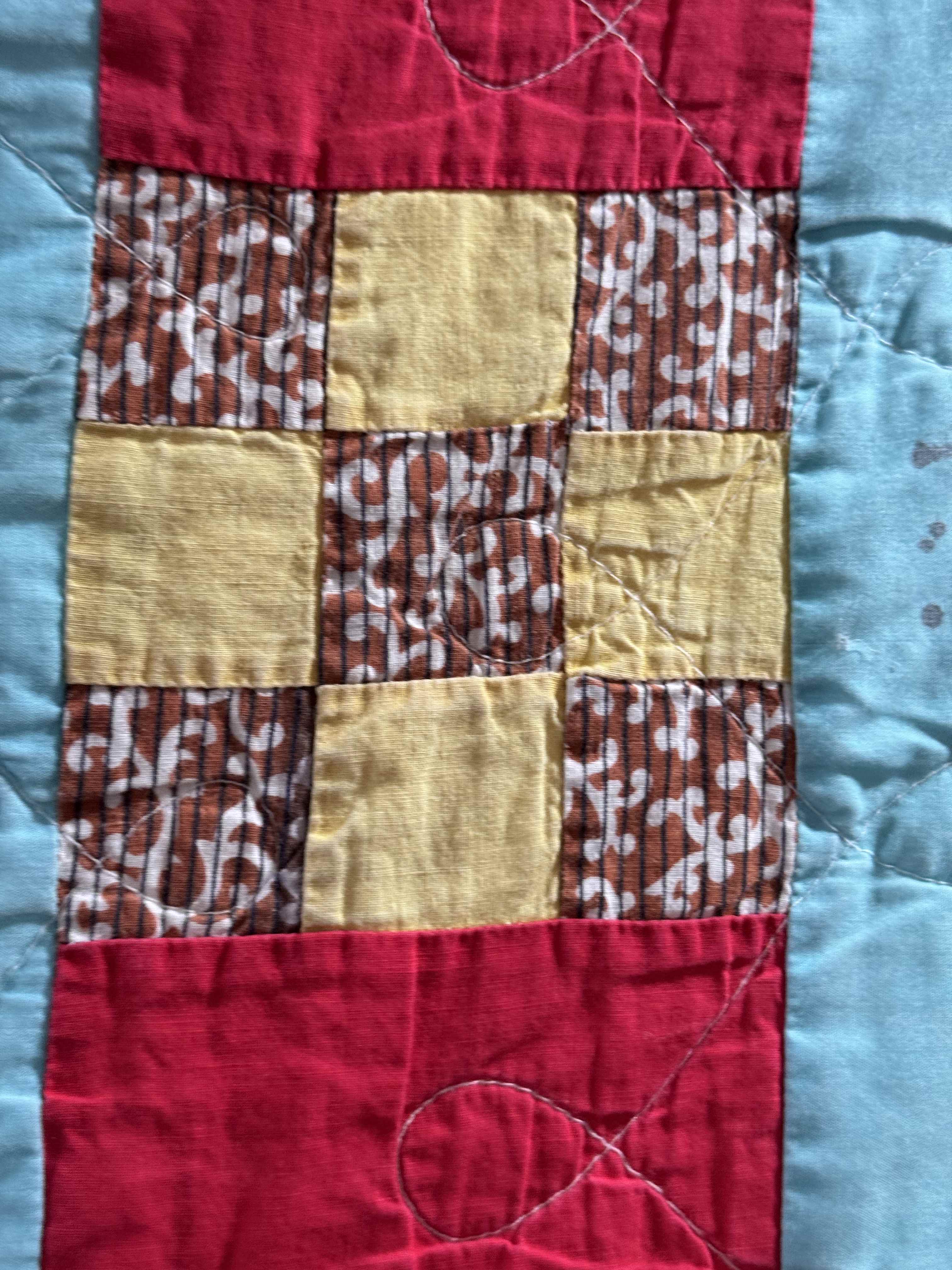 Vintage Nine Patch Quilt