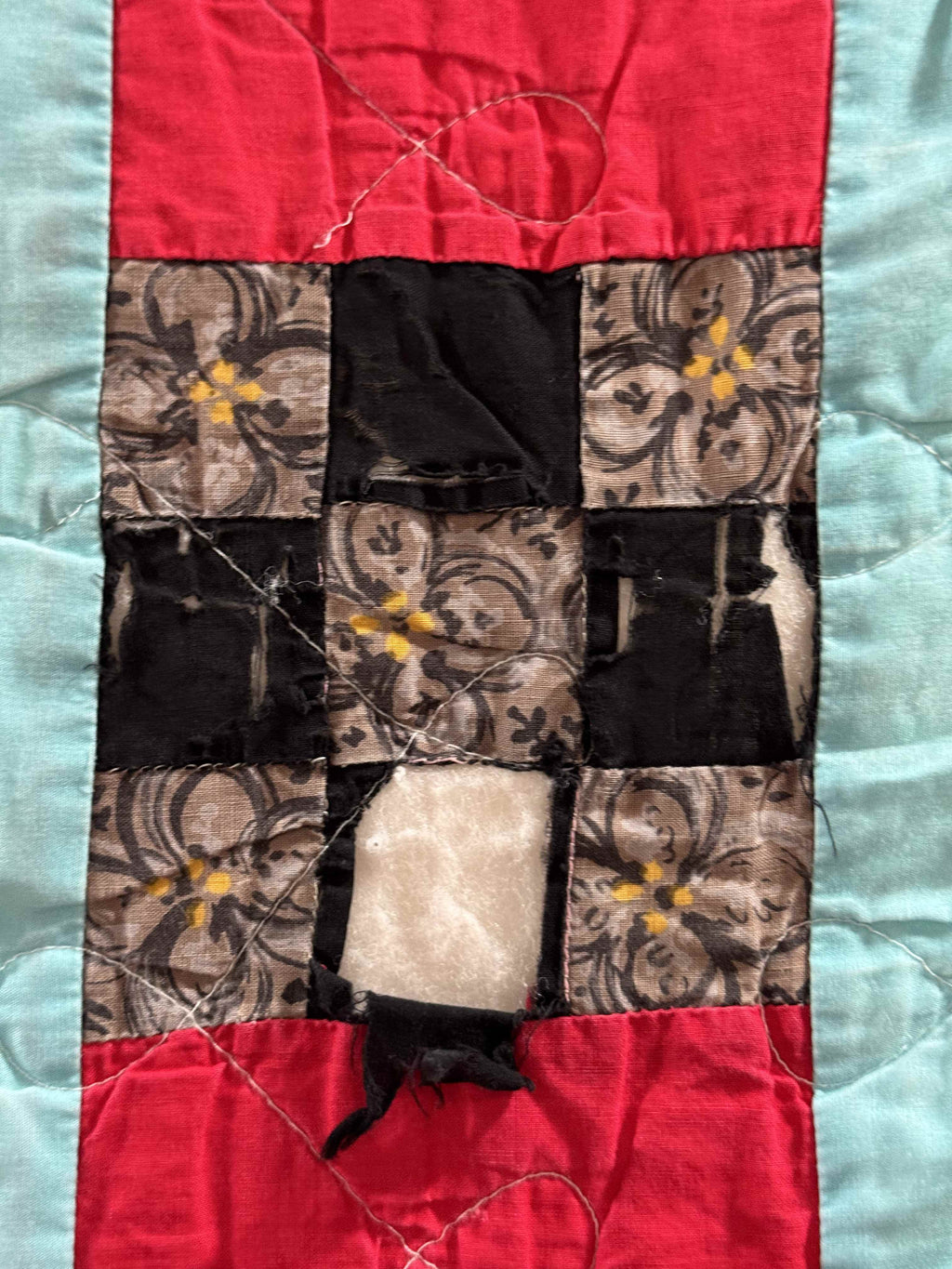 Vintage Nine Patch Quilt